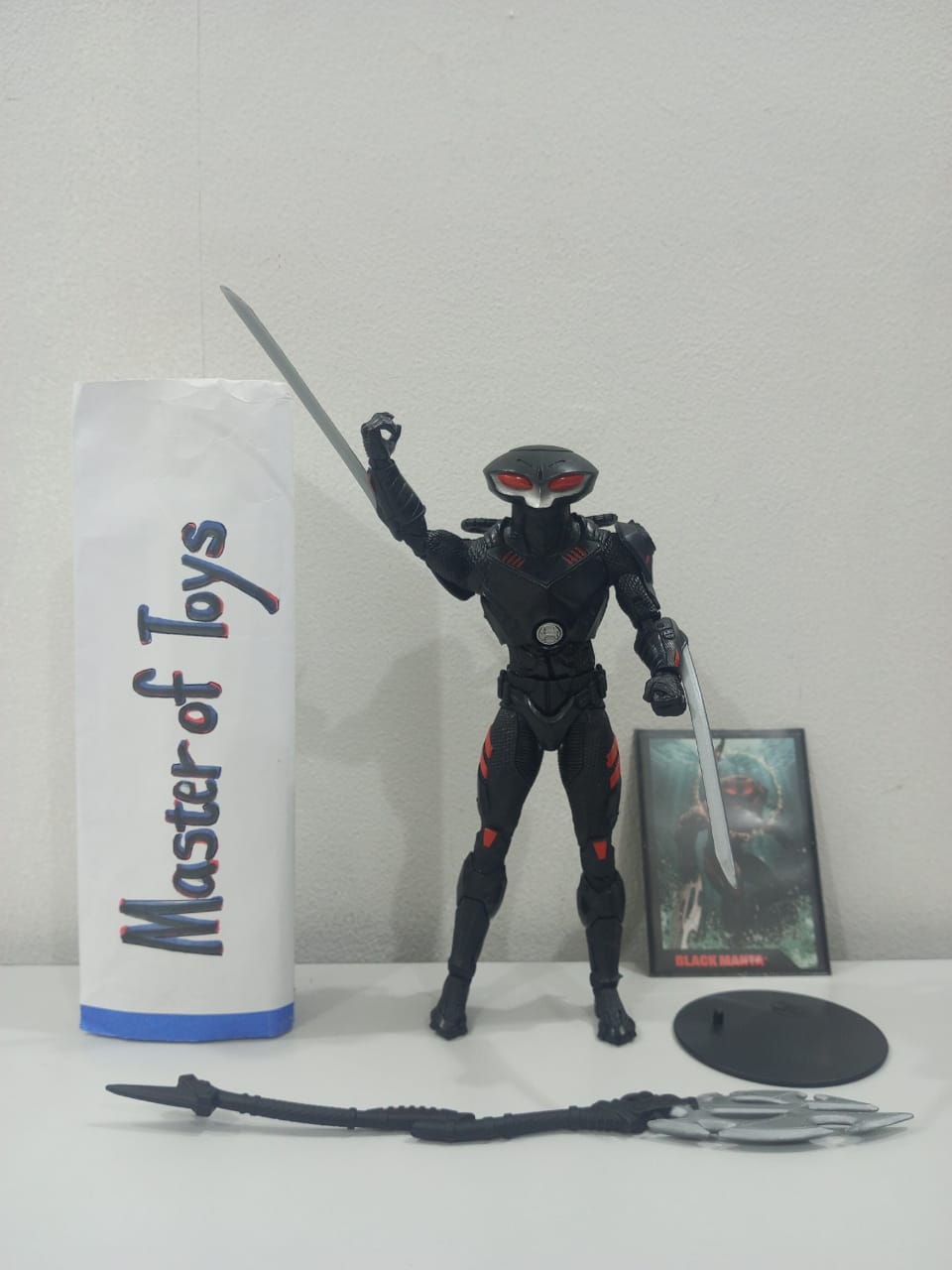 McFarlane DC Direct Page Punchers Black Manta David Hyde Only No Box - Ready Stock