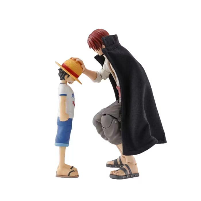 Bandai SHFiguarts Shanks & Monkey D Luffy (Childhood) - Ready Stock