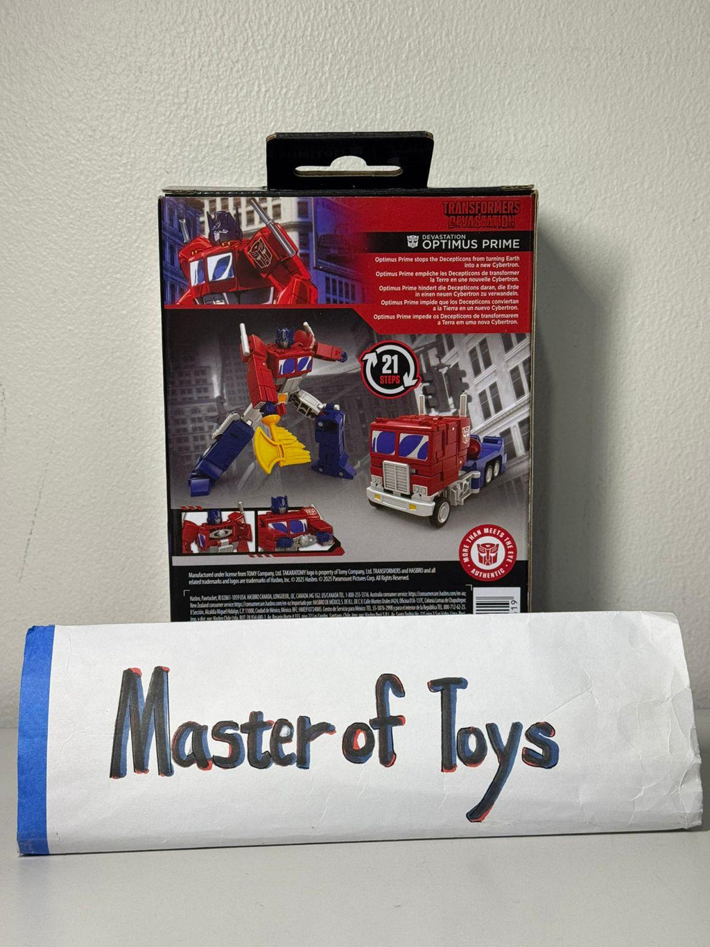 Hasbro Transformers Studio Series Devastation Optimus Prime - Ready Stock
