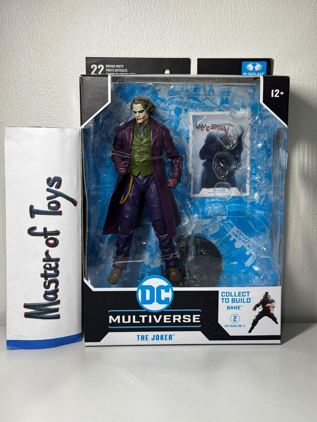 McFarlane DC Multiverse The Joker Only No CTB Bane No Money B (The Dark Knight Trilogy) - Ready Stock