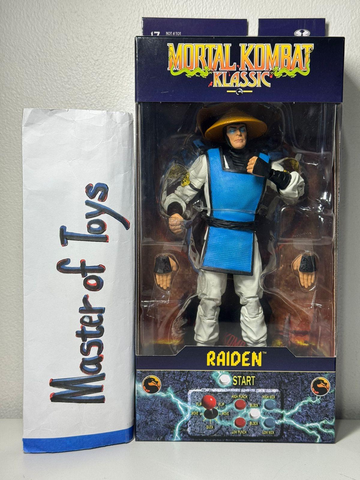 McFarlane Mortal Kombat Klassic Raiden Game Verse - Ready Stock