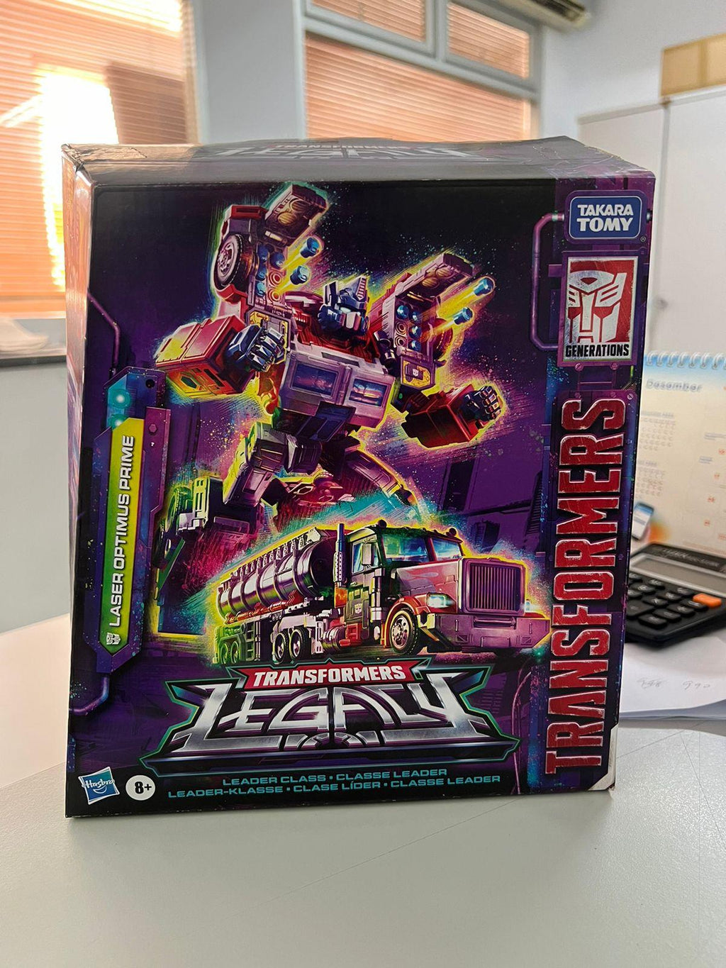 TRANSFORMERS Generations Legacy Leader Laser Optimus Prime Figure