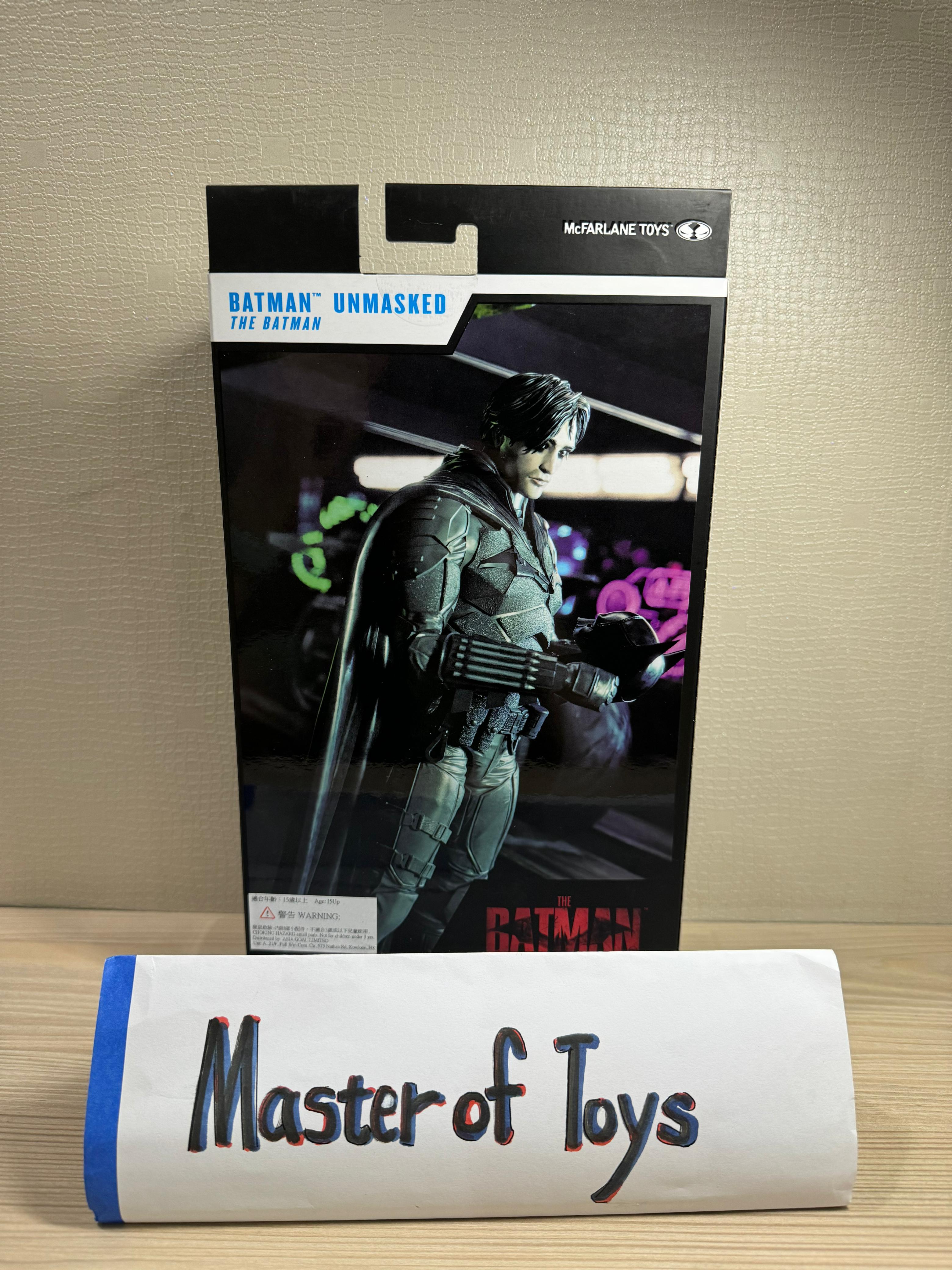 McFarlane DC Multiverse The Batman ( Batman Unmasked ) Robert Pattinson - Ready Stock