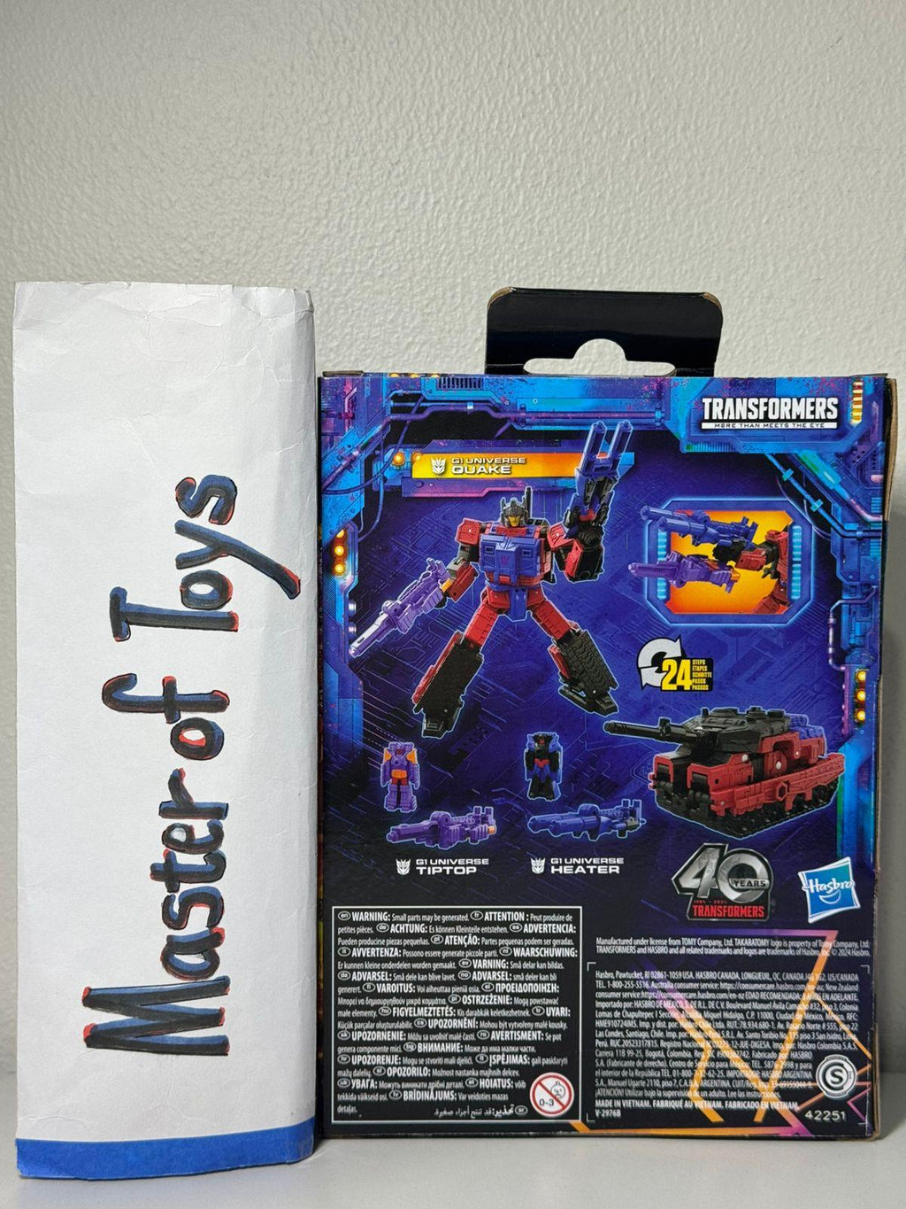 Hasbro Transformers Legacy United G1 Universe Quake | Heater | Tiptop - Ready Stock