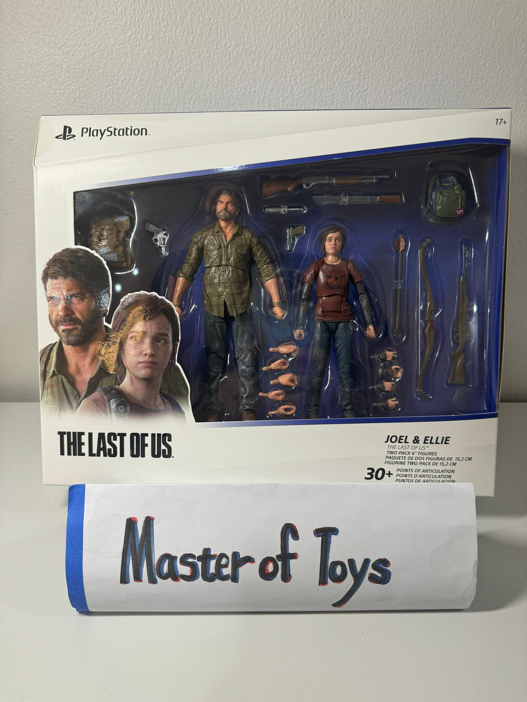 PlayStation Spin Master Toys The Last of Us Joel and Ellie 6”Action Figure 2 Pack PS5 Collector Garage Kit - Ready Stock