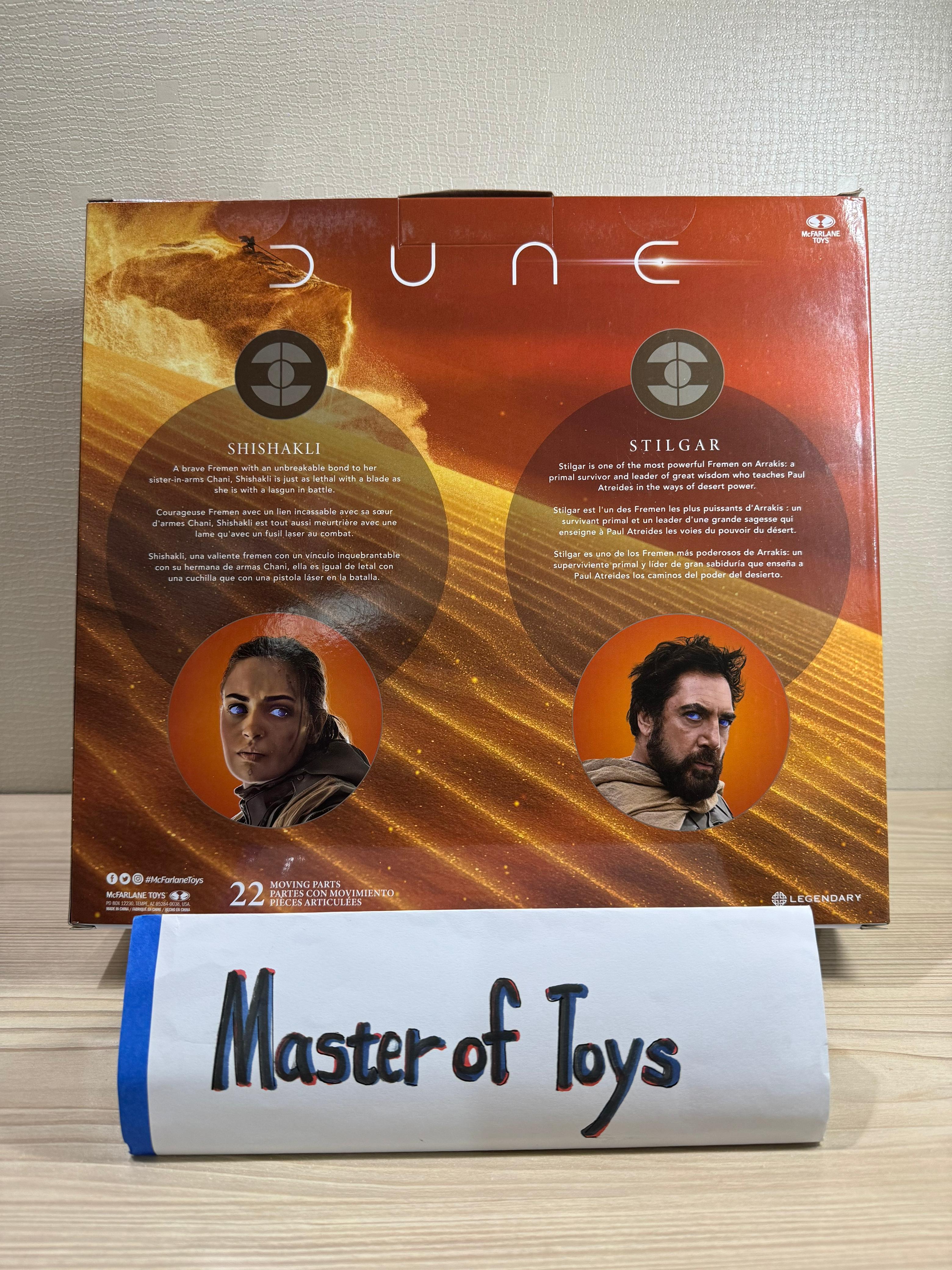 McFarlane Dune Part Two Stilgar & Shishakli 2 Packs Gold Label Collection - Ready Stock