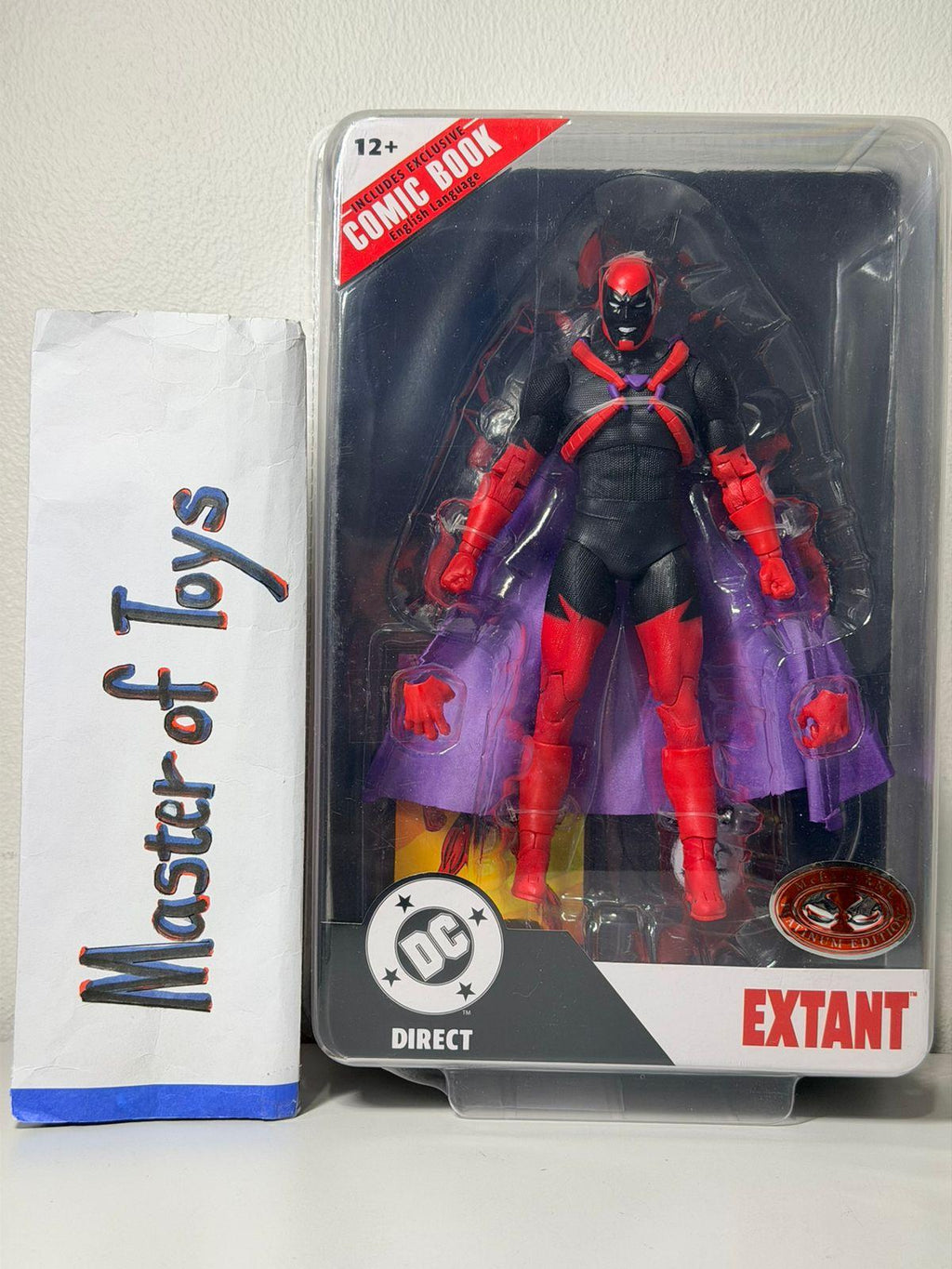 McFarlane DC Direct Extant Tanpa Comic Book Red Platinum Edition - Ready Stock