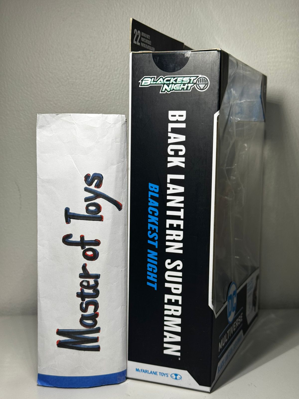 McFarlane DC Multiverse Black Lantern Superman (Blackest Night) With CTB Atrocitus - Ready Stock