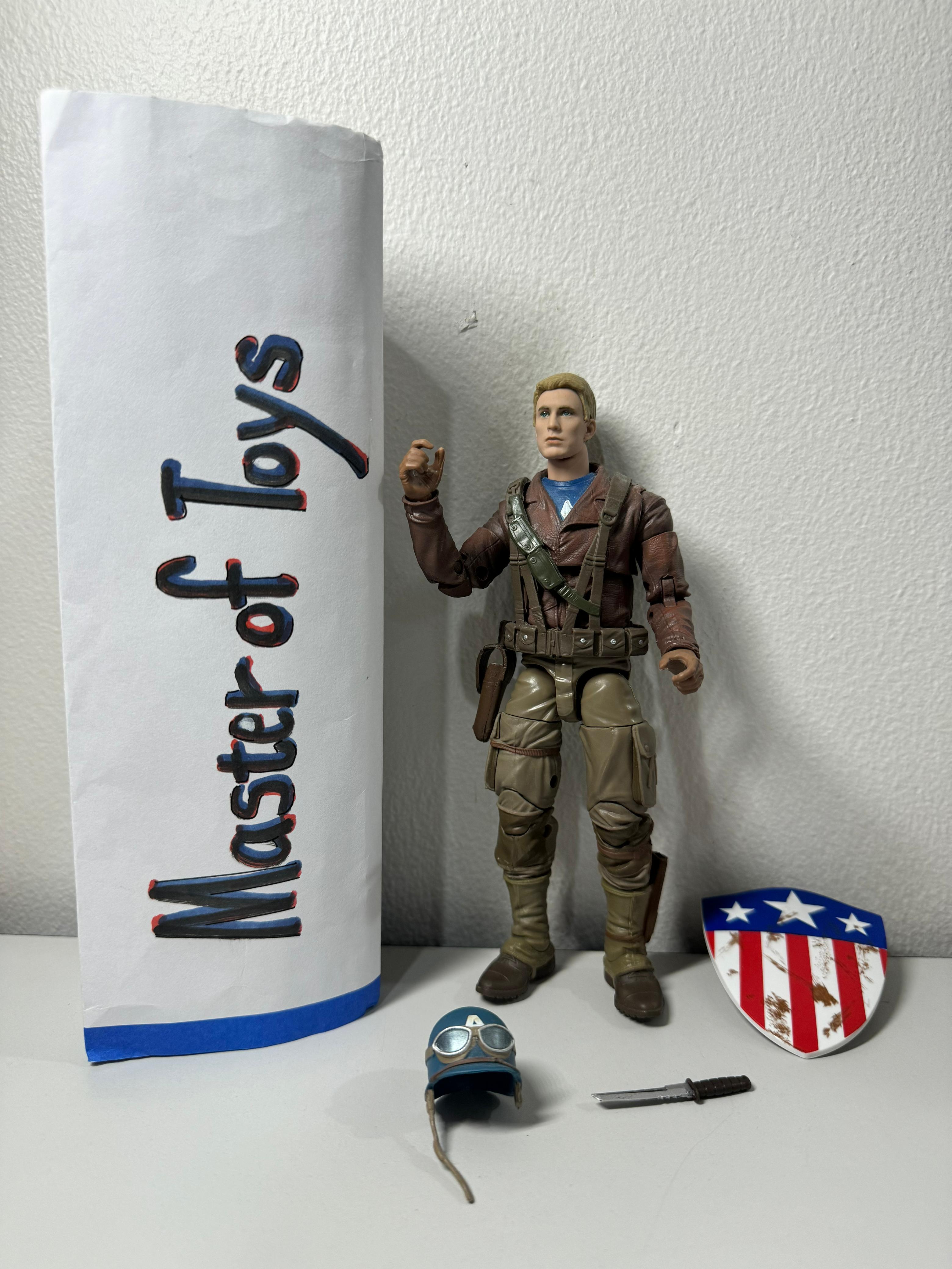 Hasbro Marvel Legends Captain America Only From 2 Packs Captain America & Peggy Carter No Box - Ready Stock