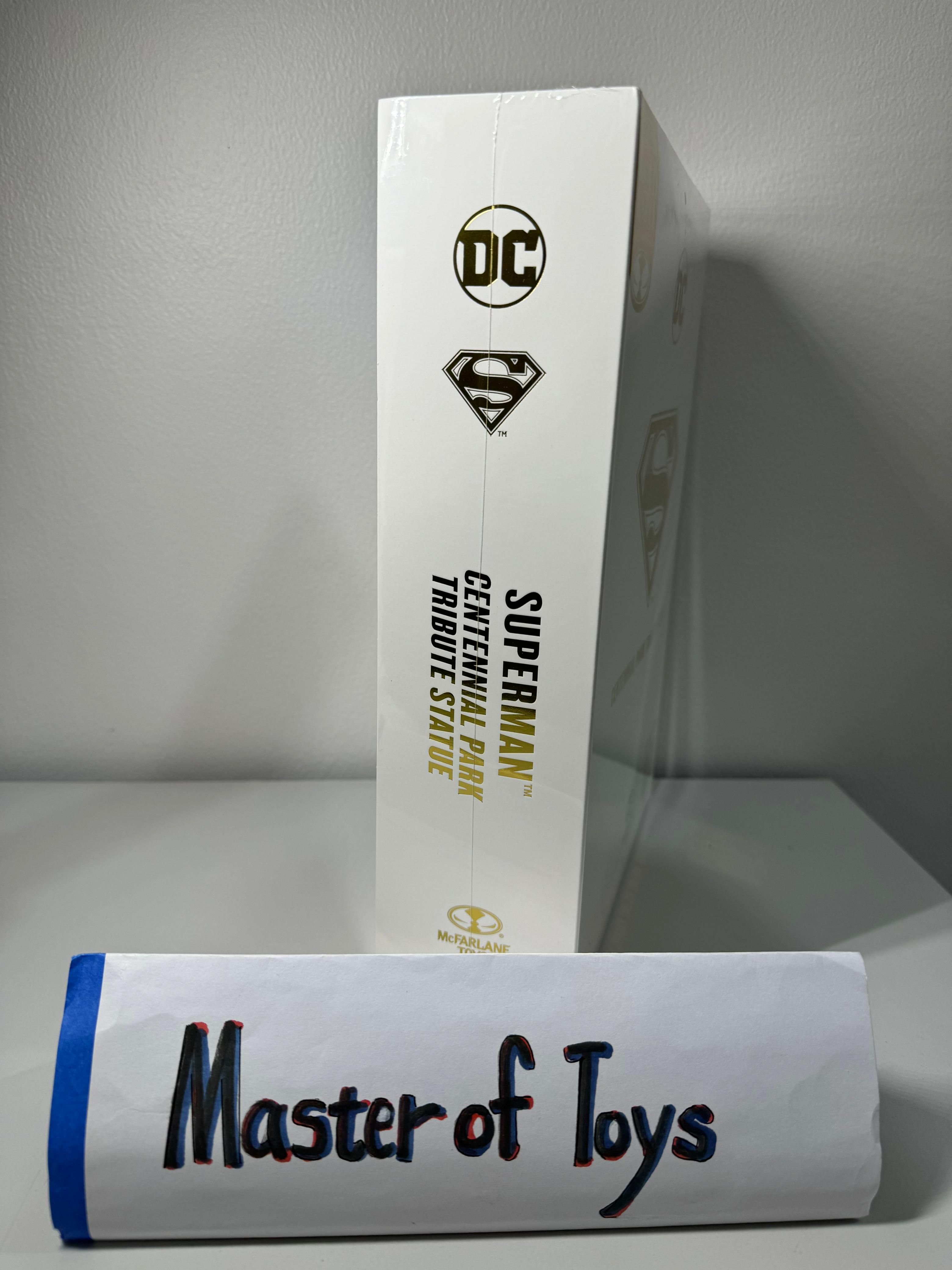 McFarlane DC Multiverse Gold Label Collection Superman Centennial Park Tribute Statue - Ready Stock