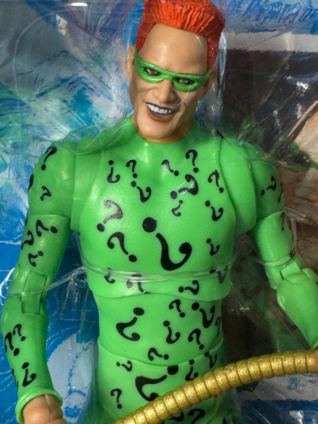 McFarlane DC Multiverse The Riddle (Batman Forever) with CTB Nighmare Bat - Ready Stock