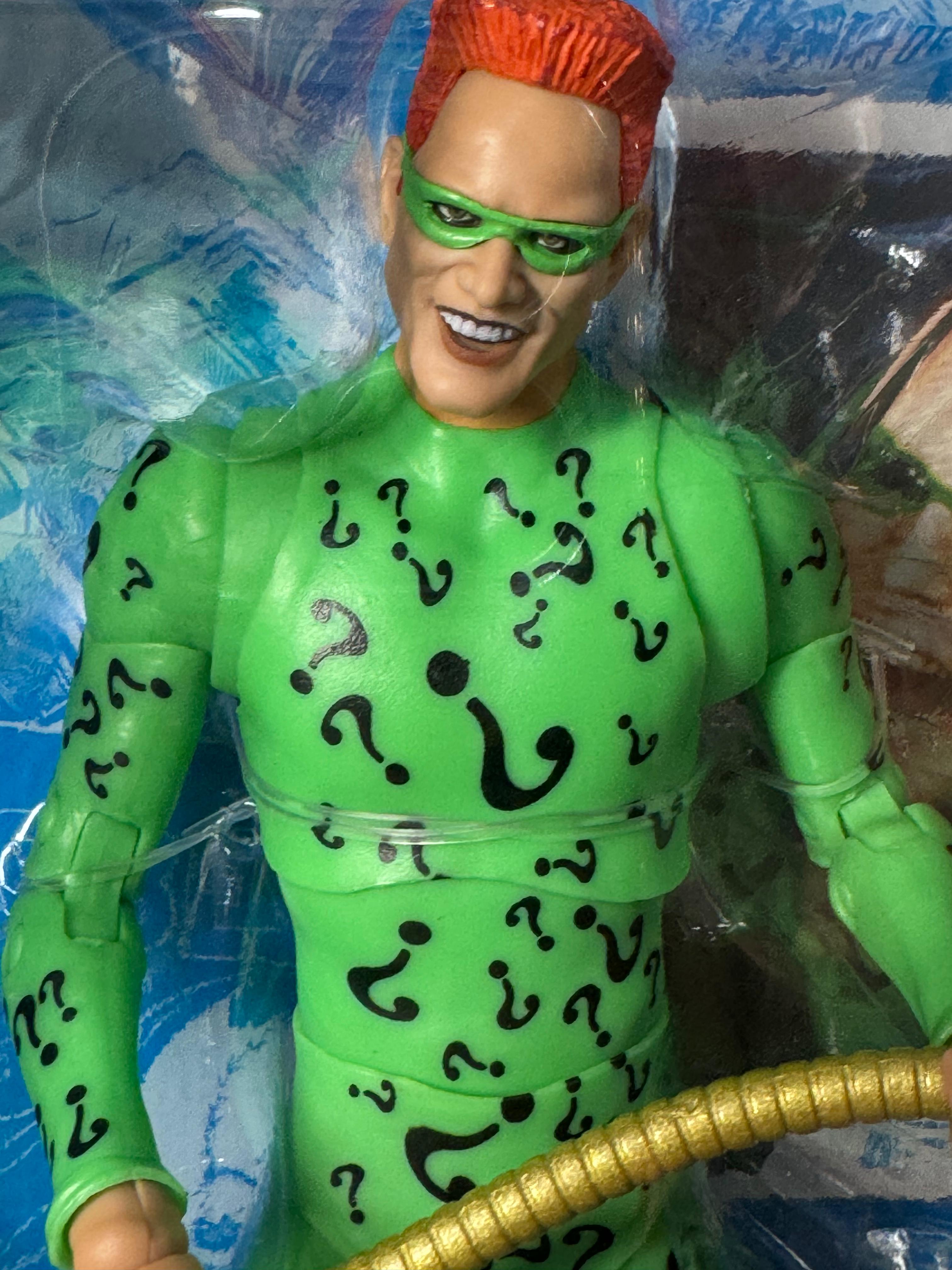McFarlane DC Multiverse The Riddle (Batman Forever) with CTB Nighmare Bat - Ready Stock