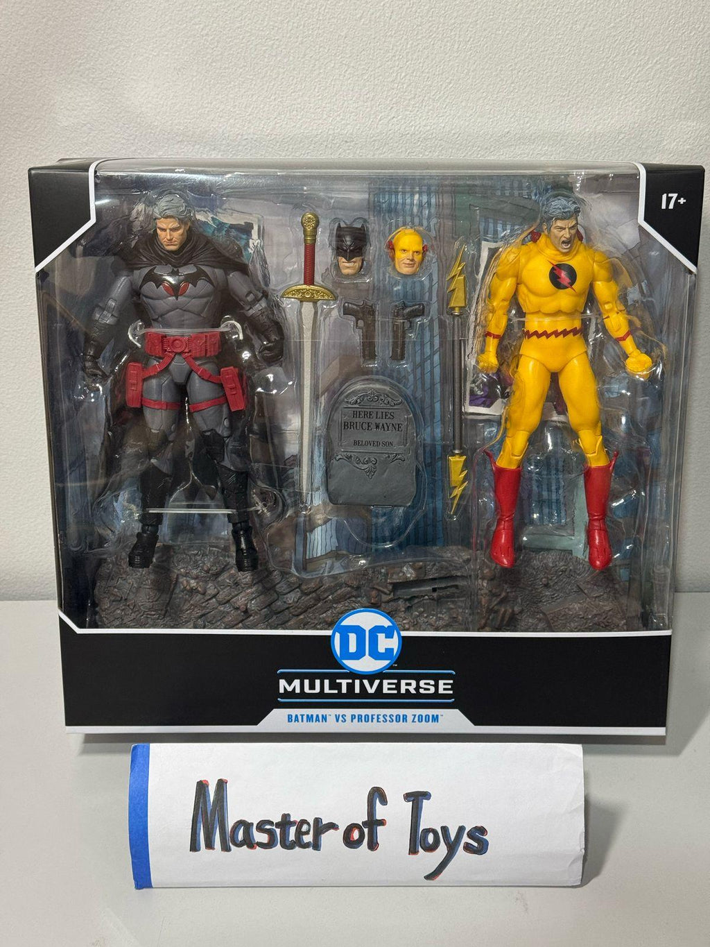 McFarlane DC Multiverse Batman vs Professor Zoom (Flashpoint) 2 Packs - Ready Stock
