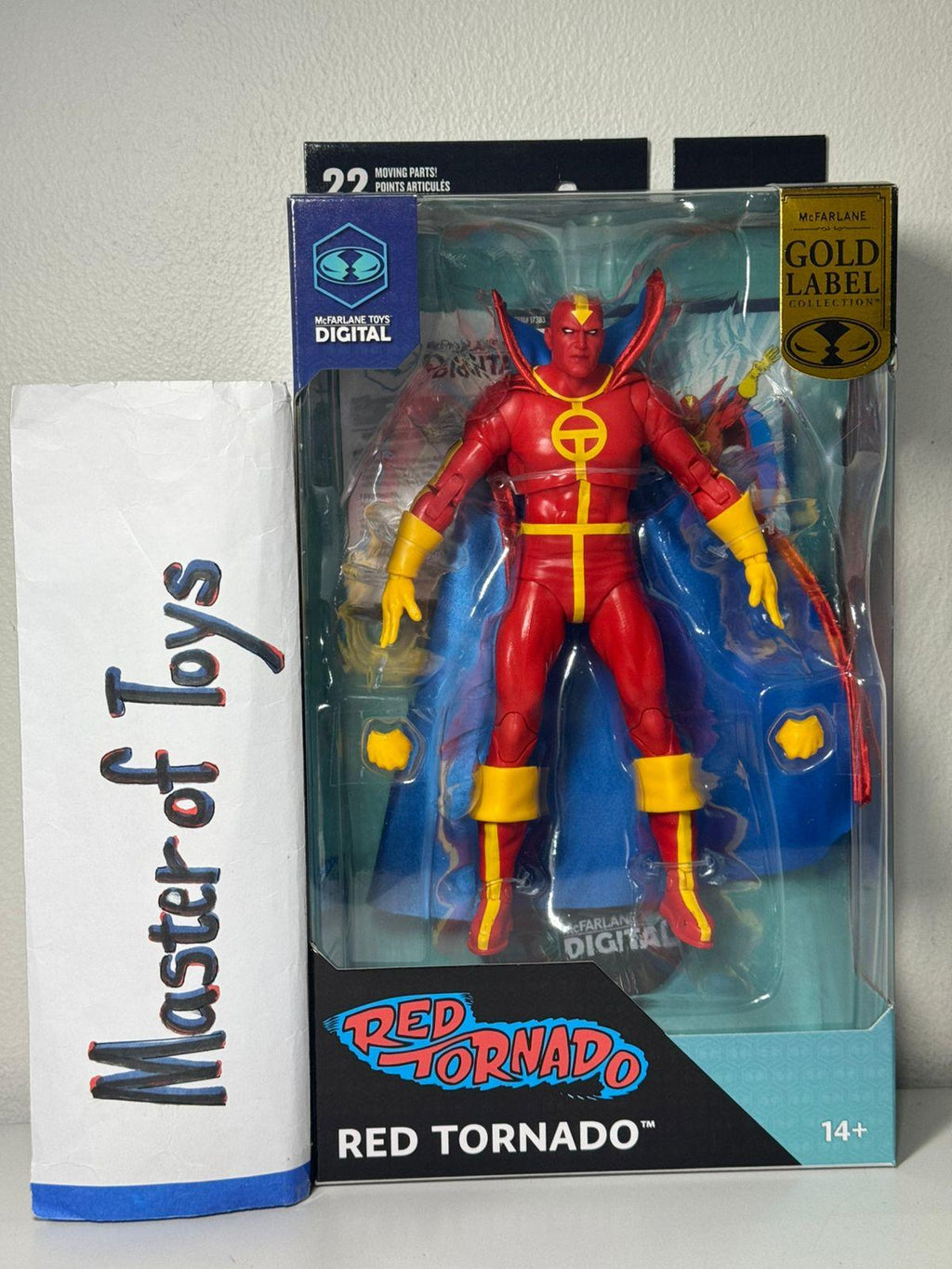 McFarlane DC Direct Red Tornado (DC The Bronze Age) Gold Label - Ready Stock