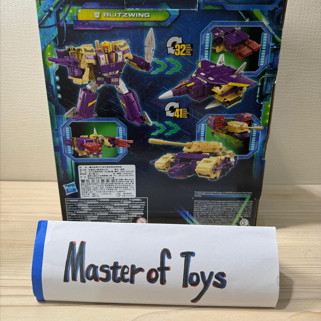 Hasbro Transformers Legacy Evolution Leader Class Blitzwing - Ready Stock