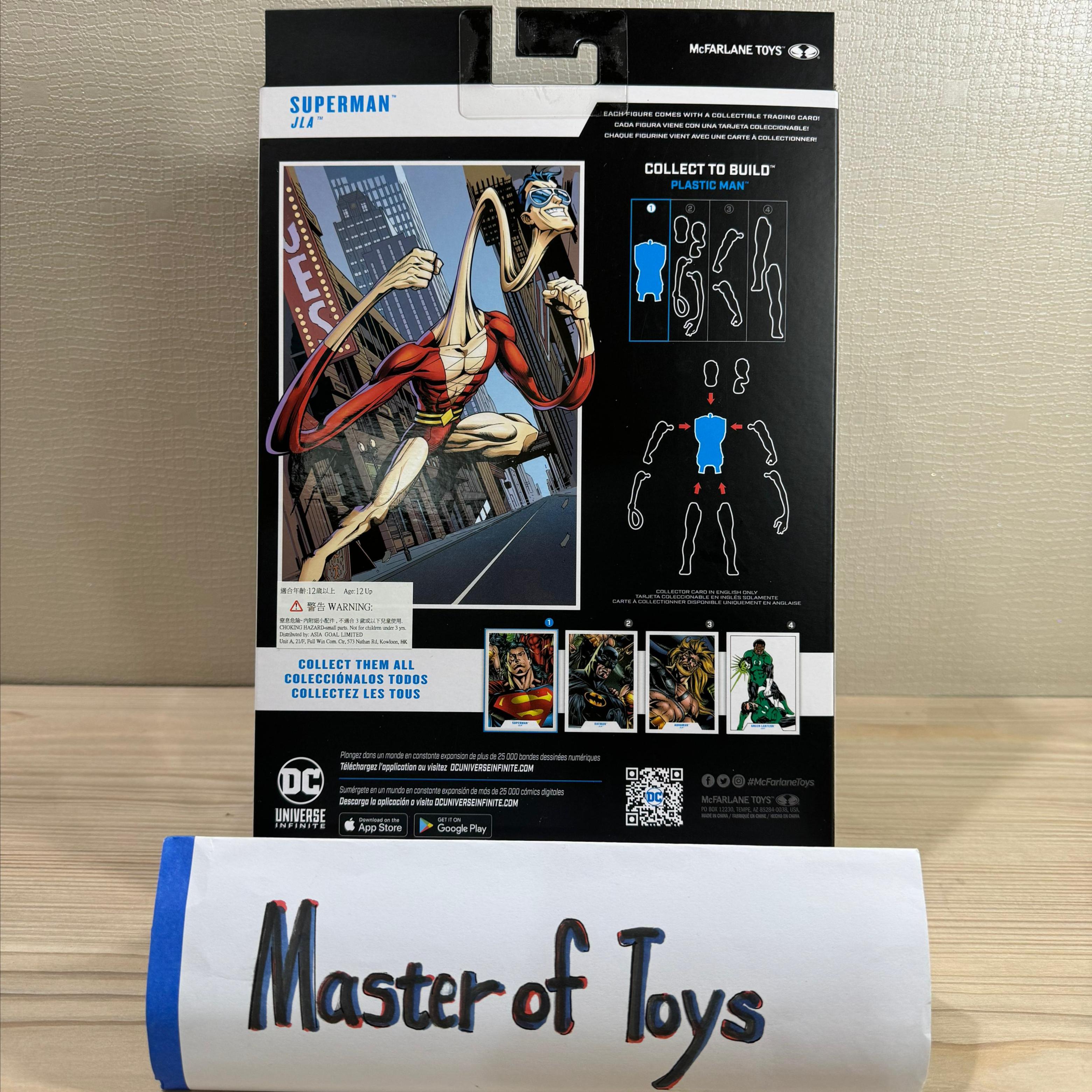 McFarlane DC Multiverse Superman JLA Without CTB - Ready Stock
