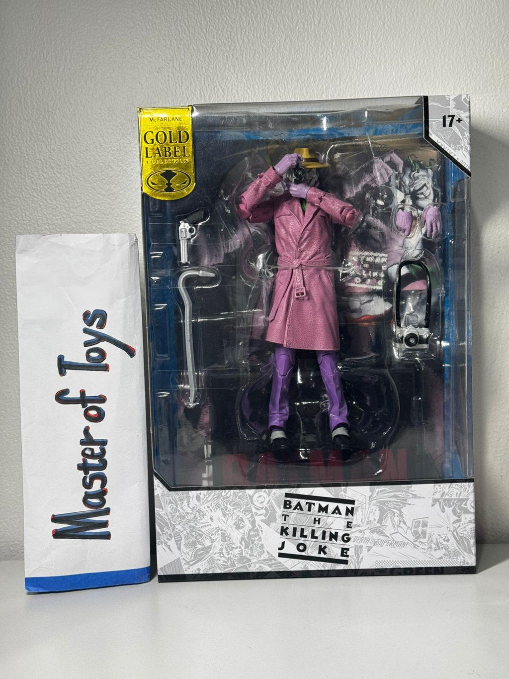 McFarlane Cover Recreations The Joker Batman: The Killing Joke Gold Label - Ready Stock