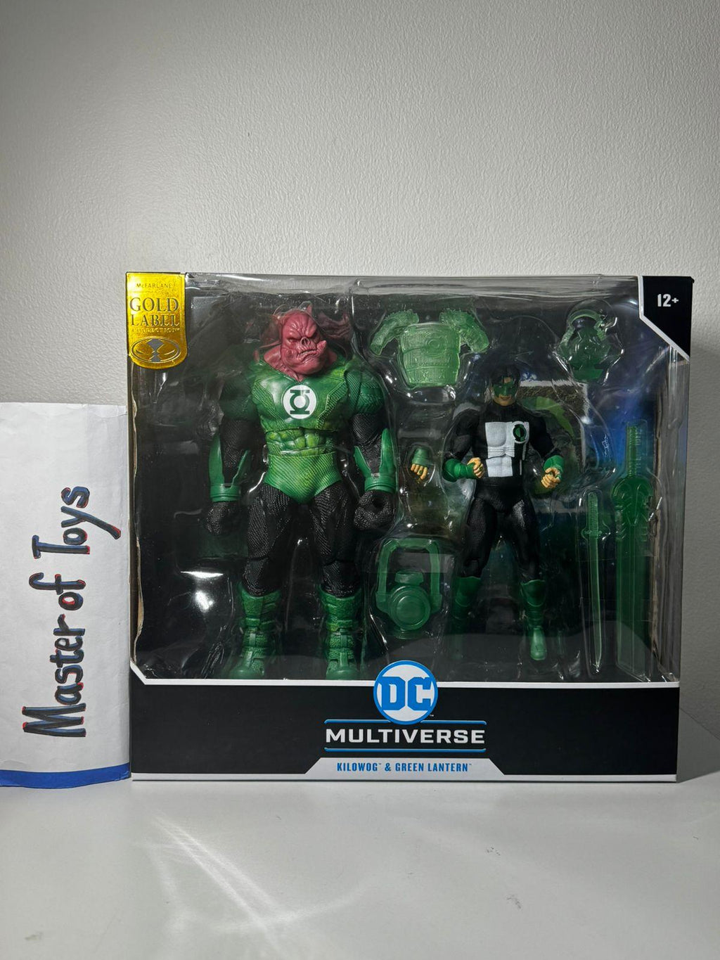 McFarlane DC Multiverse Kilowog & Green Lantern Gold Label - Ready Stock