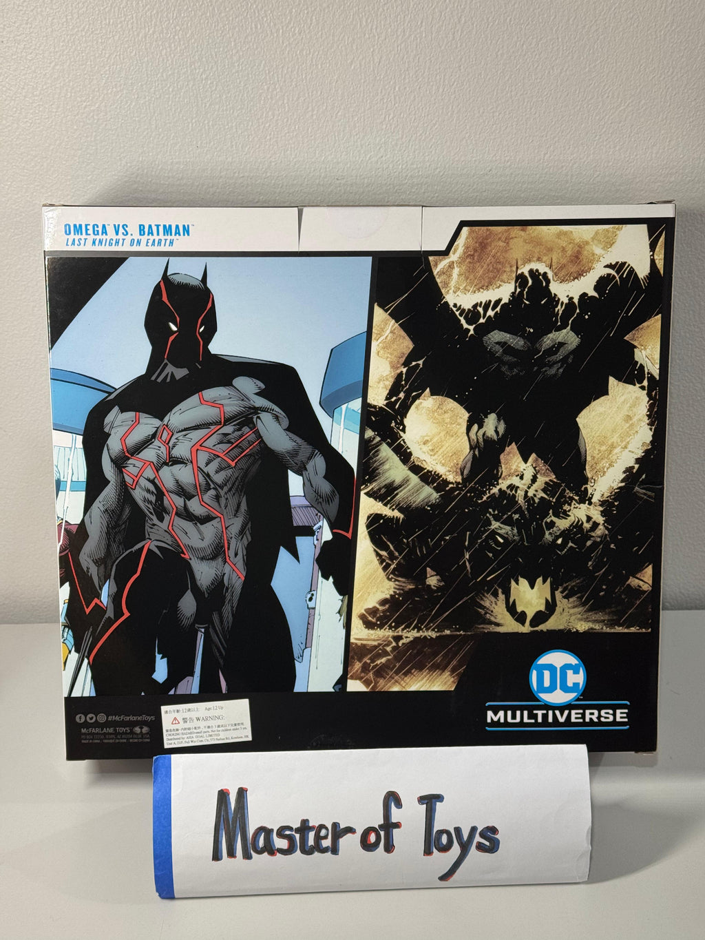 McFarlane DC Multiverse Omega vs Batman (Last Knight on Earth) Gold Label Collection - Ready Stock