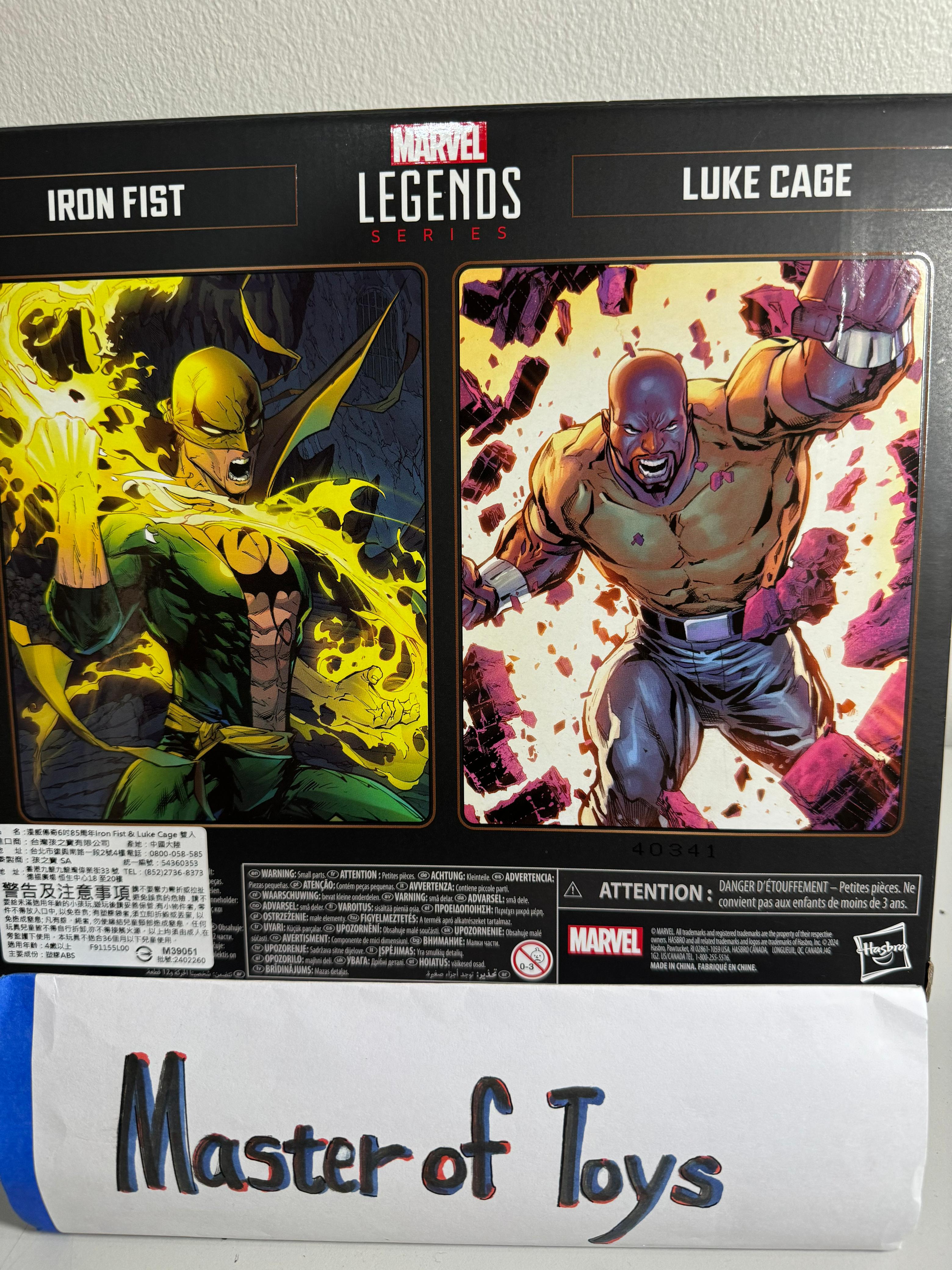 Hasbro Marvel Legends Series Marvel Celebrating 85 Years Iron Fist / Luke Cage - Ready Stock