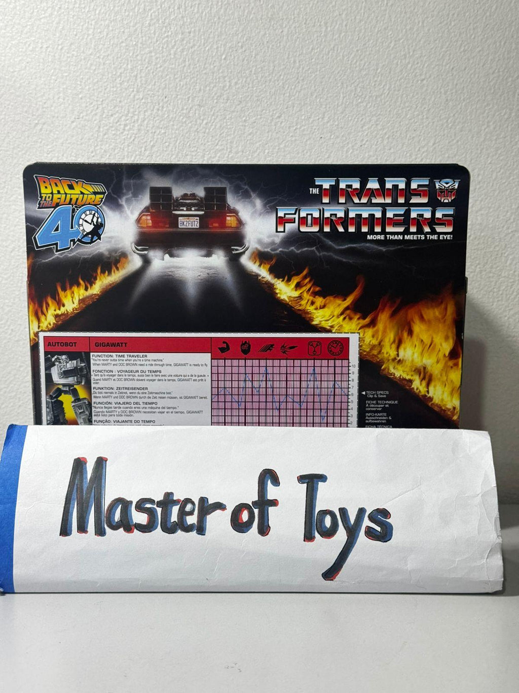 Hasbro Transformers back to Future 40 Heroic Autobot Gigawatt - Ready Stock
