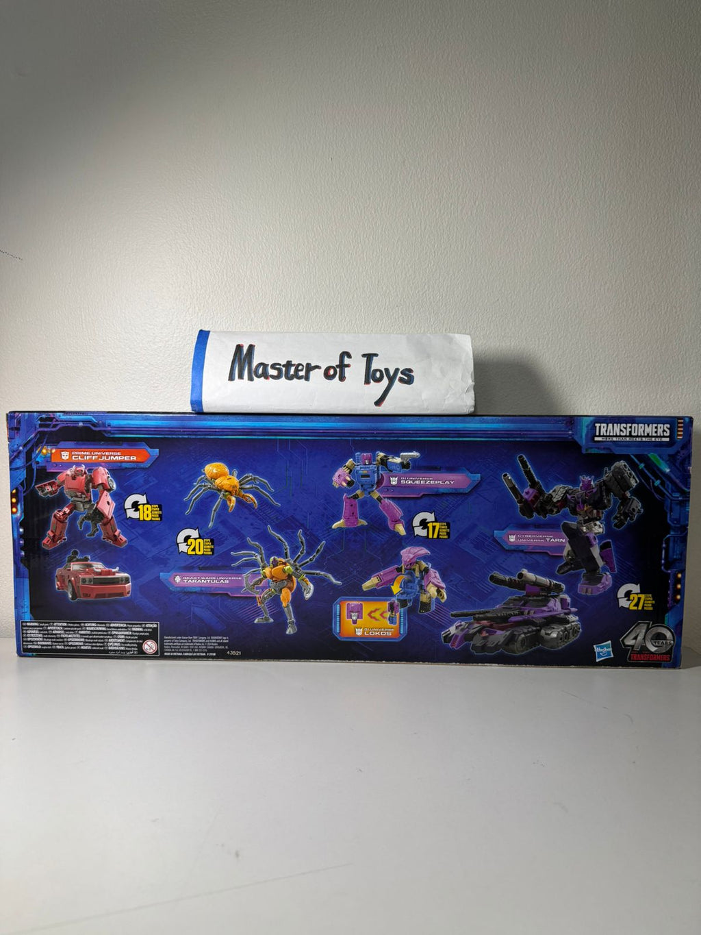 Hasbro Transformers Legacy United Beast Wars Universe Tarantulas vs Prime Universe Cliffjumper | G1 Universe Squeezeplay | Cyberverse Universe Tarn - Ready Stock
