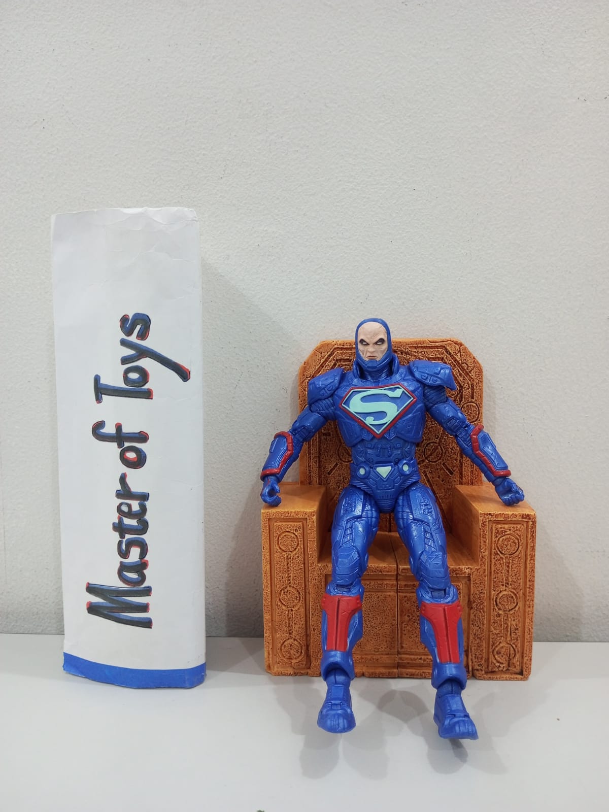 McFarlane DC Multiverse Lux Powersuit & Chair Only No Box - Ready Stock