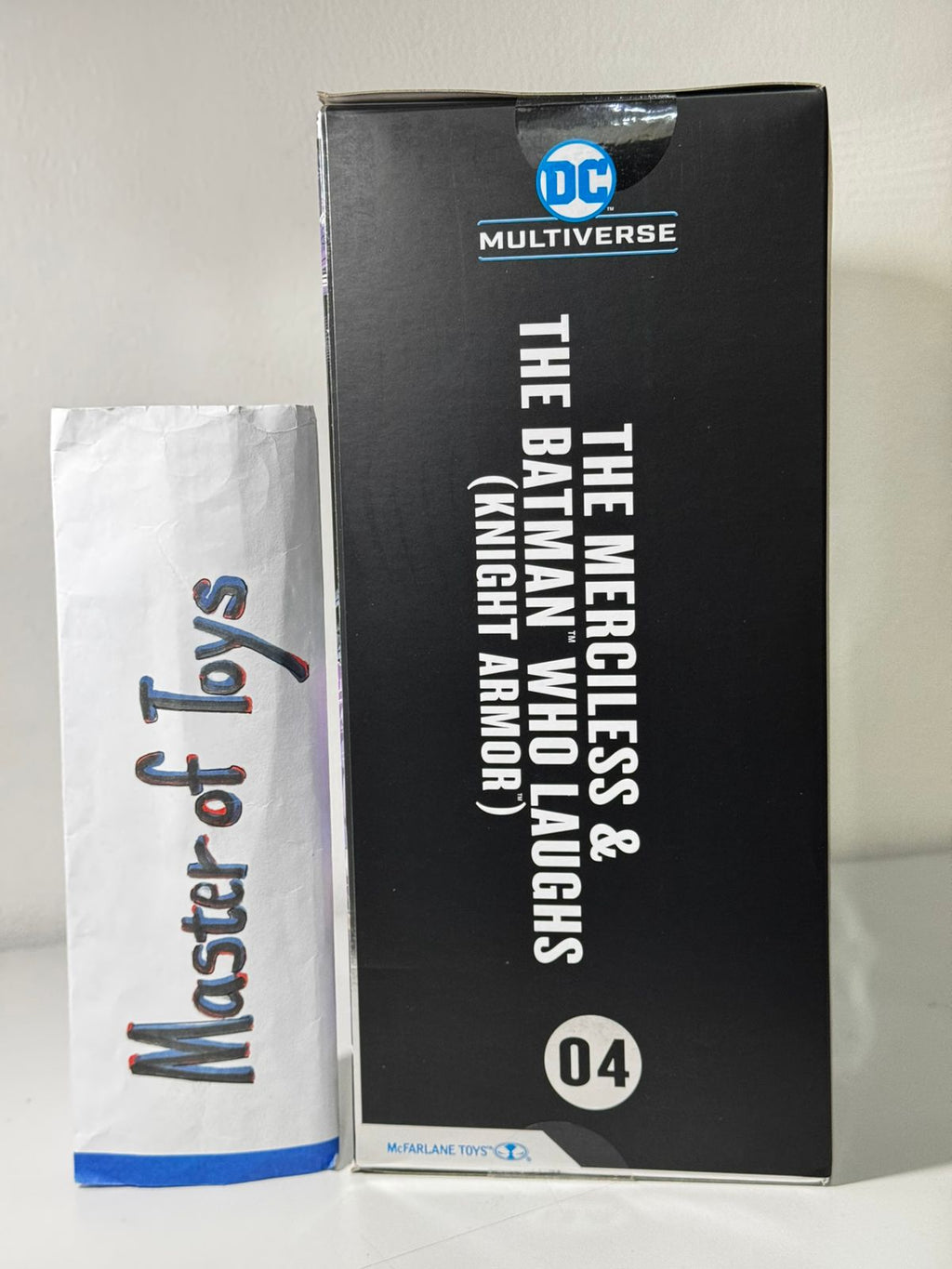 McFarlane DC Multiverse The Merciless & The Batman Who Laughs (Knight Armor) #04 - Ready Stock
