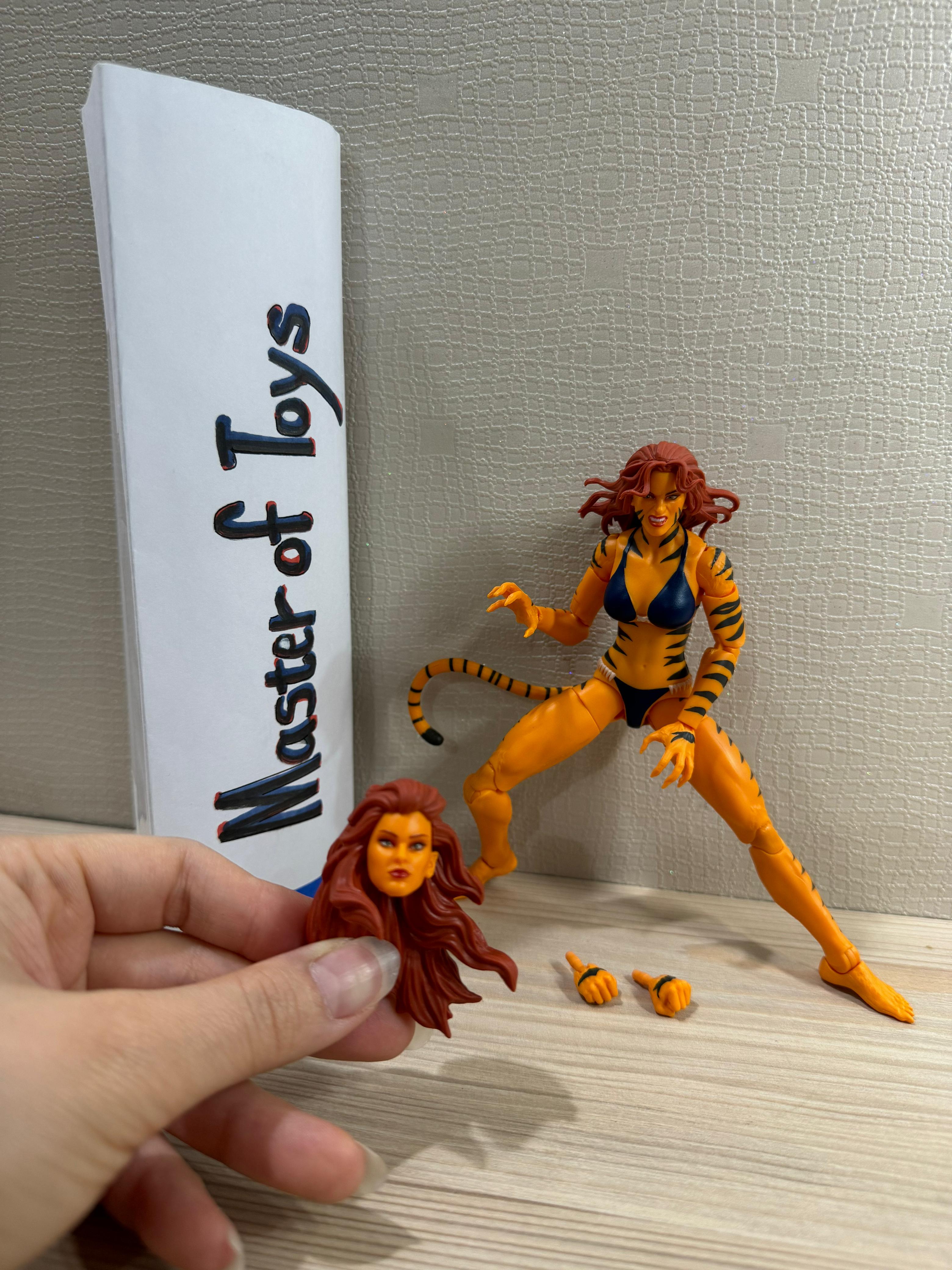 Hasbro Marvel Legends Tigra West Coast Avengers Only No Box - Ready Stock