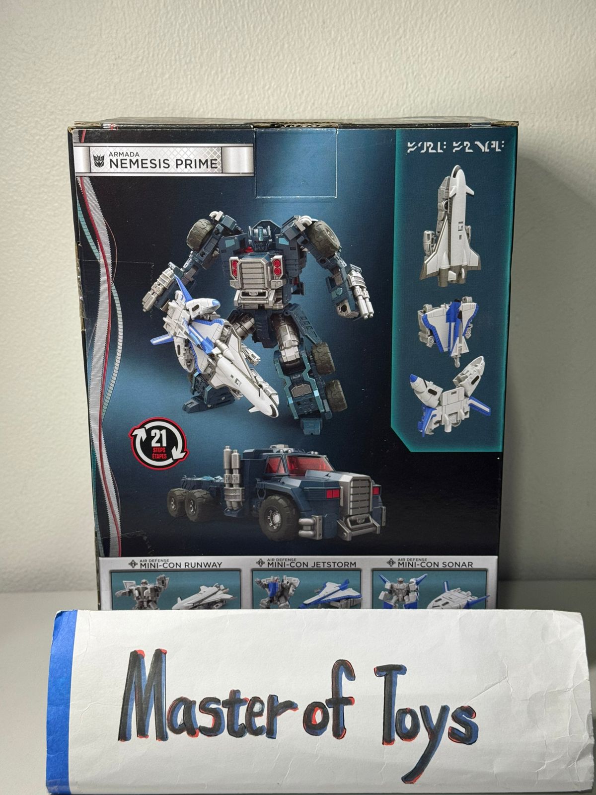 Hasbro Transformers Armada Nemesis Prime | Air Defense Mini-Con Team - Ready Stock