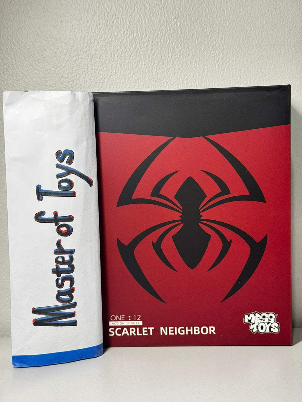Mess Toys Action Figure Scarlet Neighbor Spiderman Red Color - Ready Stock