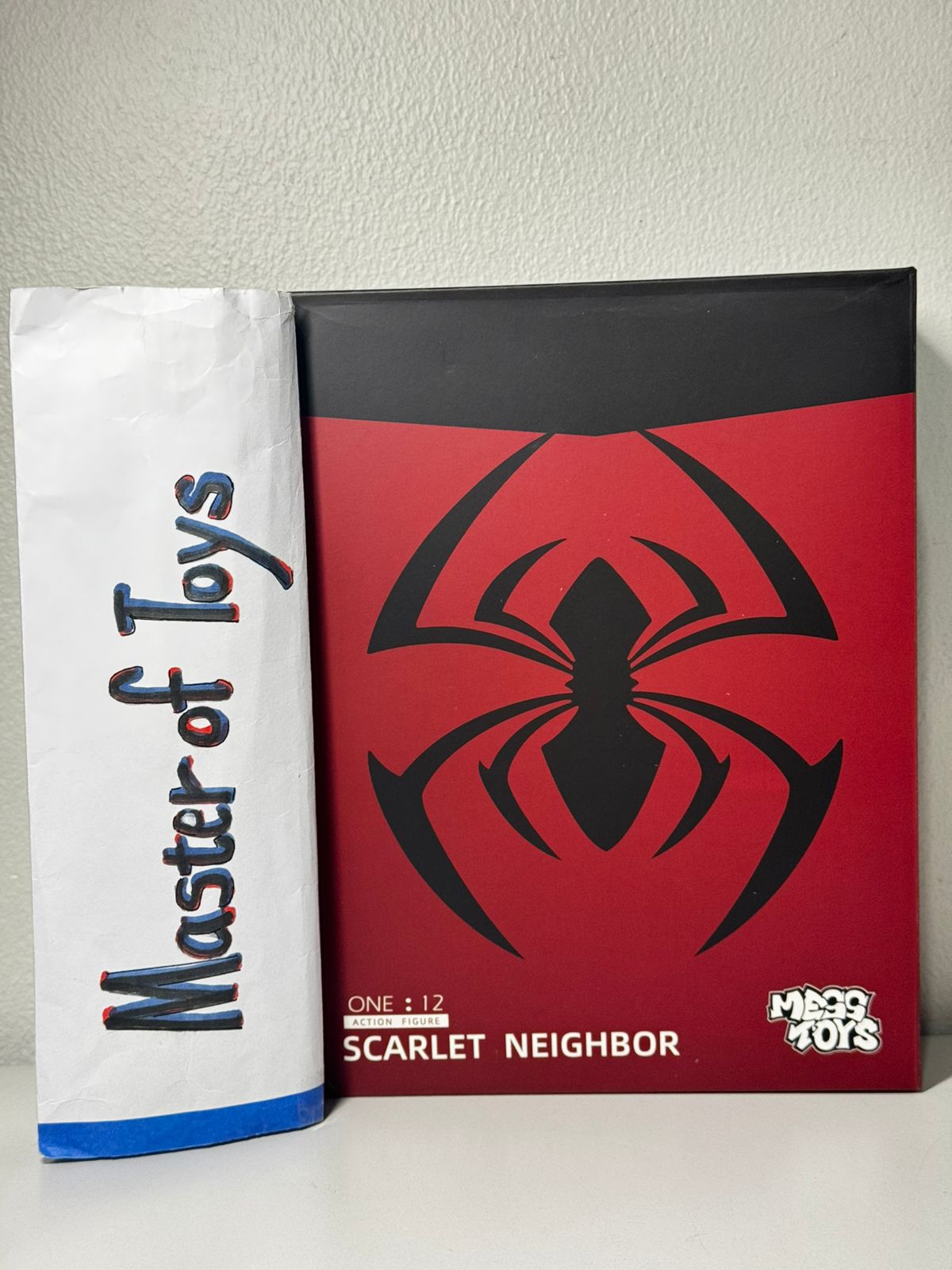 Mess Toys Action Figure Scarlet Neighbor Spiderman Red Color - Ready Stock