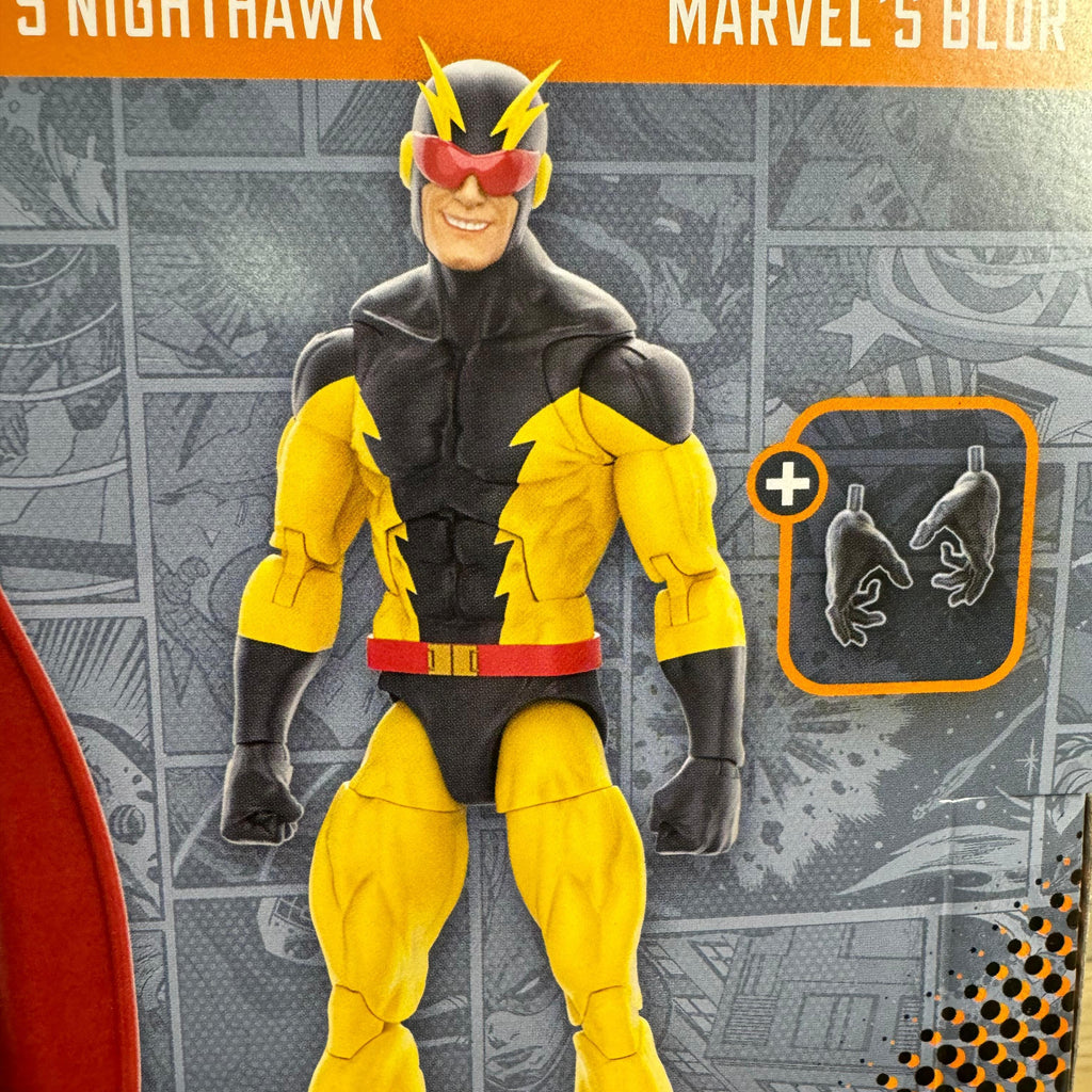 Hasbro Marvel Legends Series Squadron Supreme 2 Packs Marvel's Nighthawk & Marvel's Blur - Ready Stock