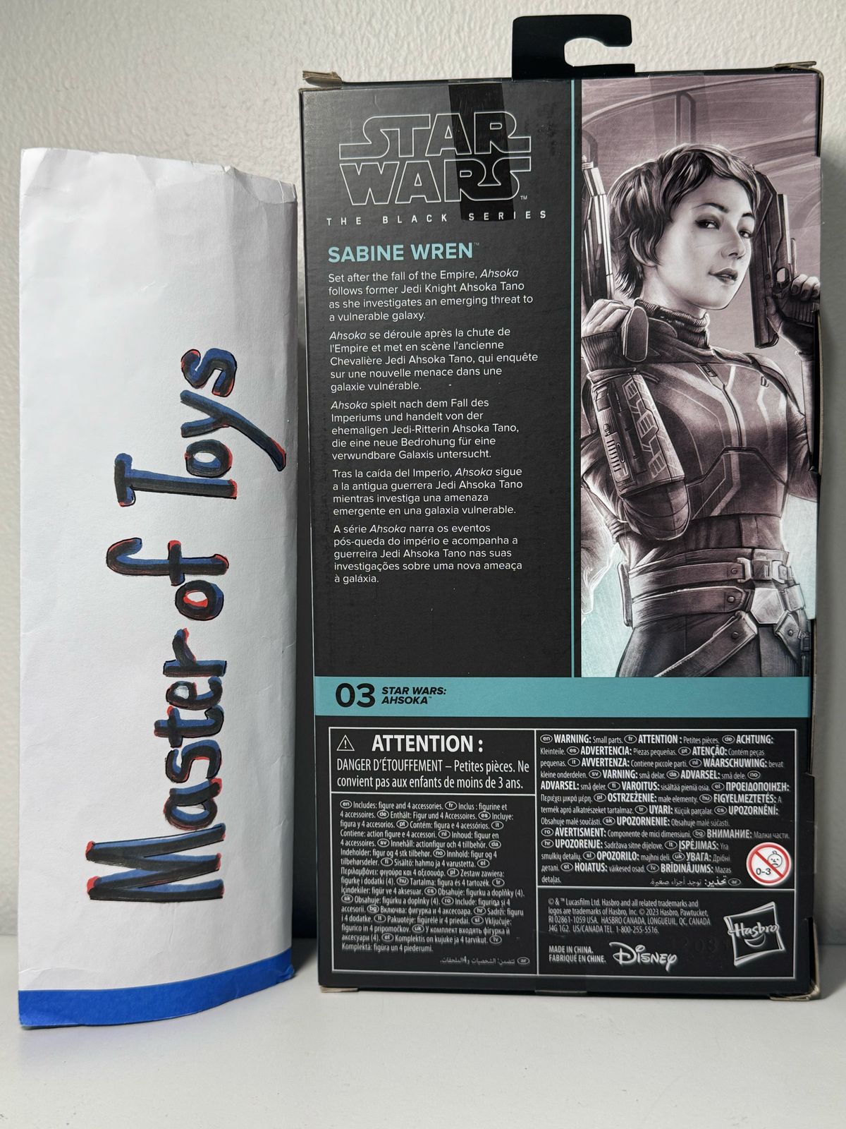 Hasbro Starwars The Black Series 03 Star Wars: Ahsoka Sabine Wren F8733 - Ready Stock