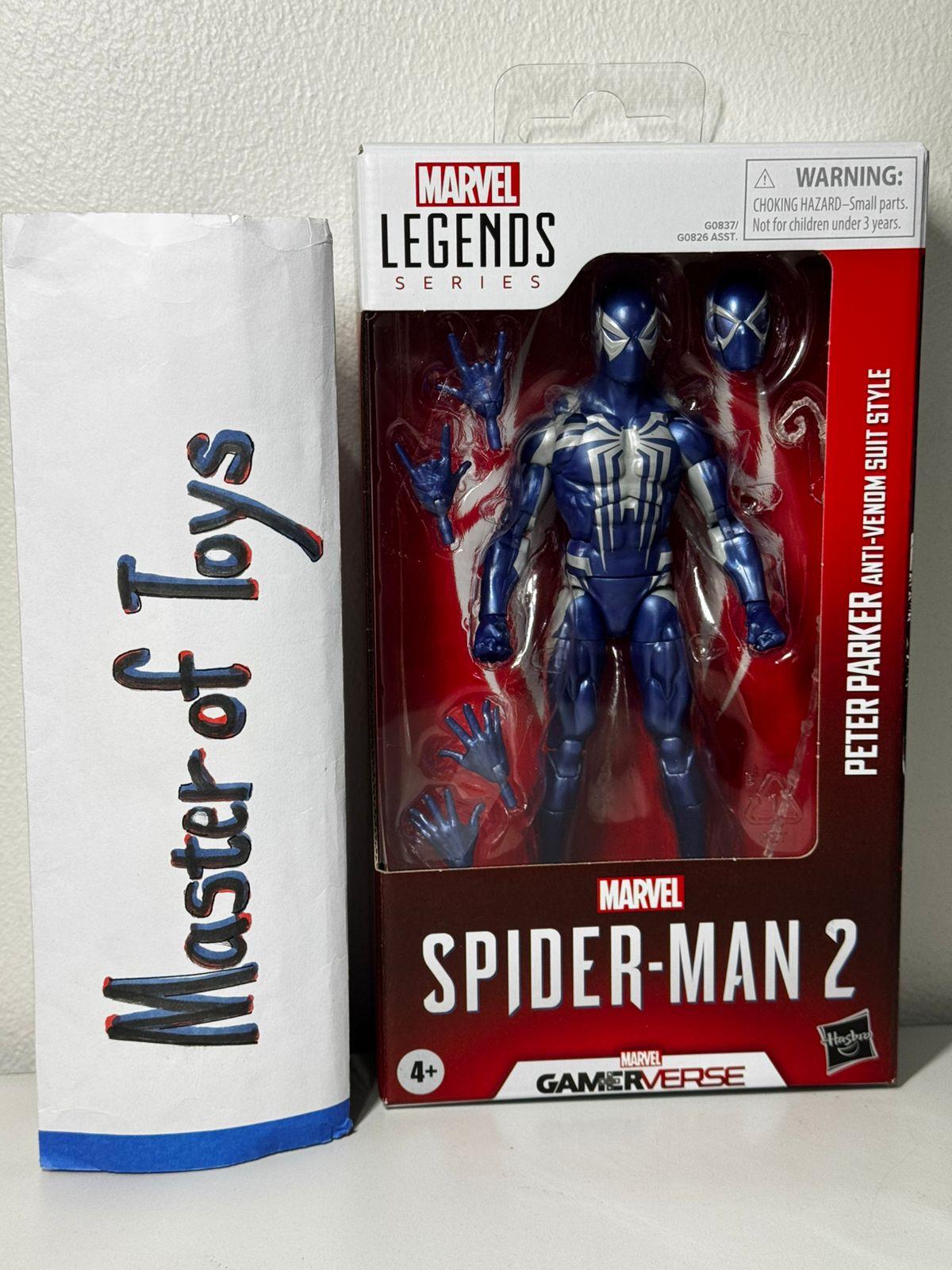 Hasbro Marvel Legends Spider-Man 2 Gamerverse Peter Parker Anti-Venom Suit Style - Ready Stock