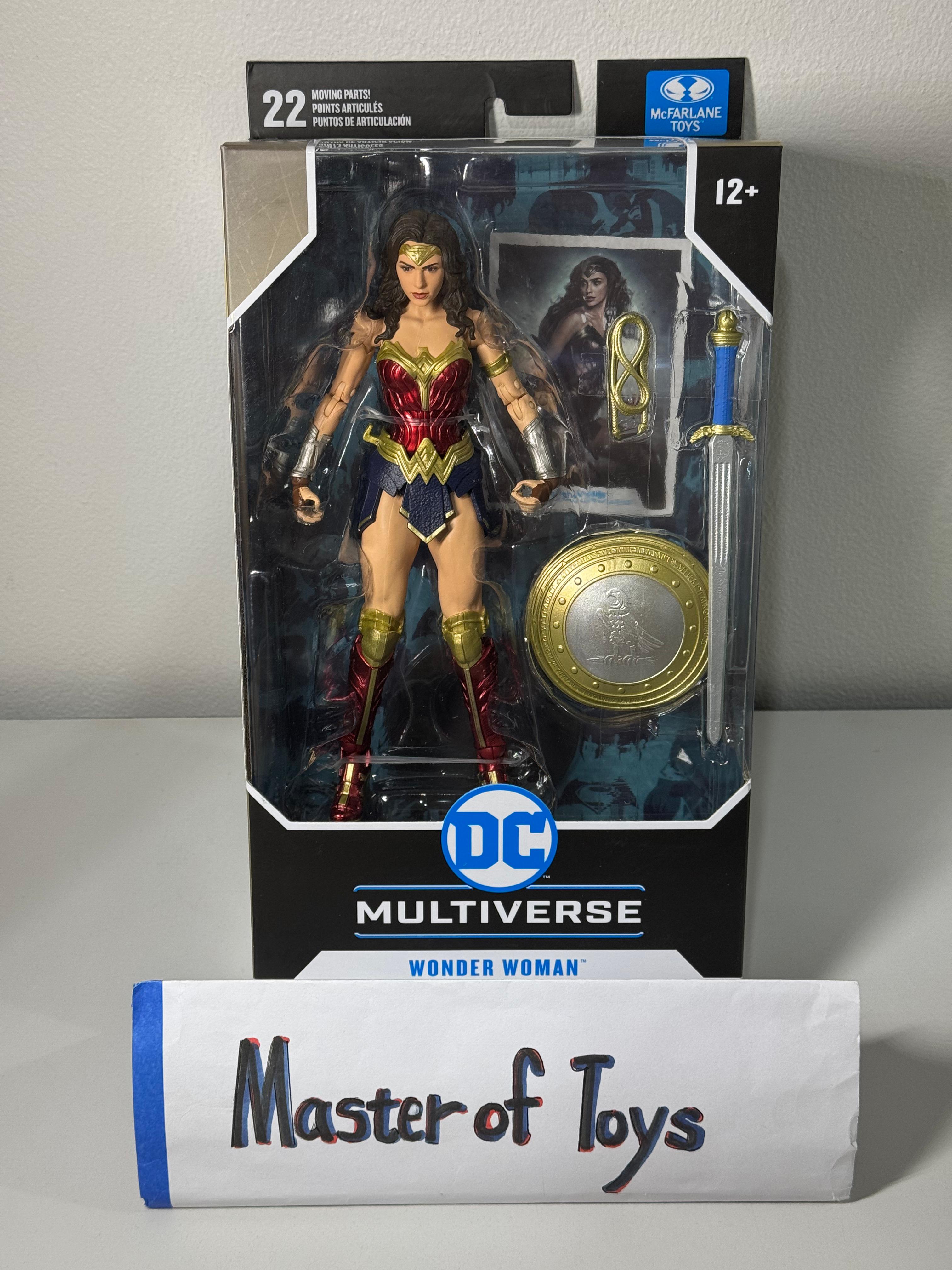 McFarlane DC Multiverse Wonder Woman BVS (Batman V Superman: Dawn of Justice) - Ready Stock
