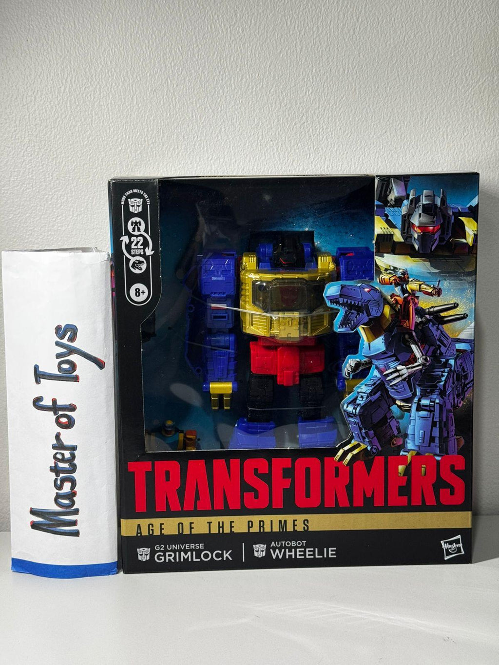 Hasbro Transformers Age of the Primes G2 Universe Grimlock | Autobot Wheelie - Ready Stock