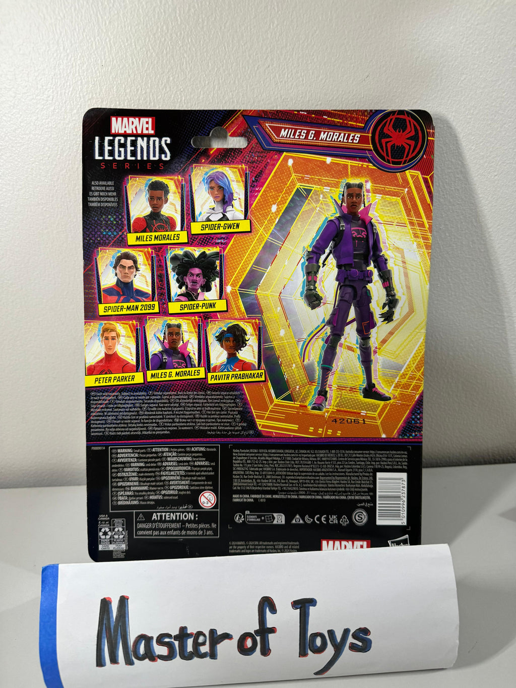 Hasbro Marvel Legends Spider-Man Across the Spider-verse Miles G Morales - Ready Stock