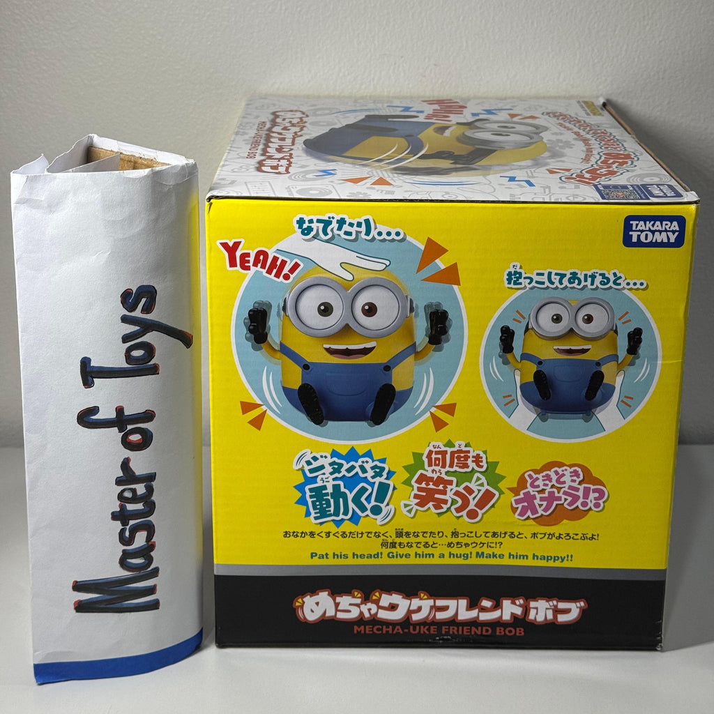 Takara Tomy Ilumination Minions the Rise Gru Mecha-Uke Friend Bob Tickle Sound - Ready Stock