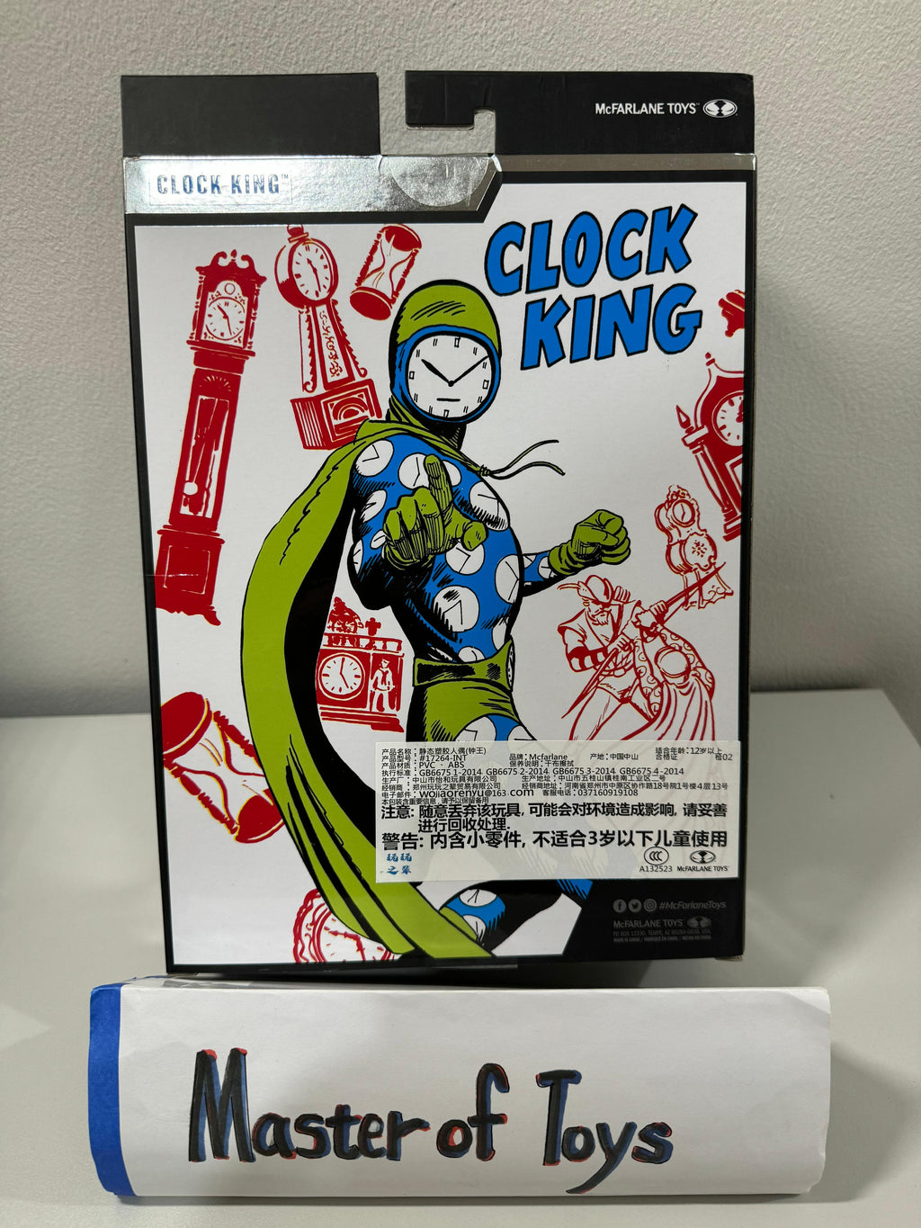 McFarlane DC Multiverse Clock King #18 McFarlane Collector Edition Platinum Edition - Ready Stock