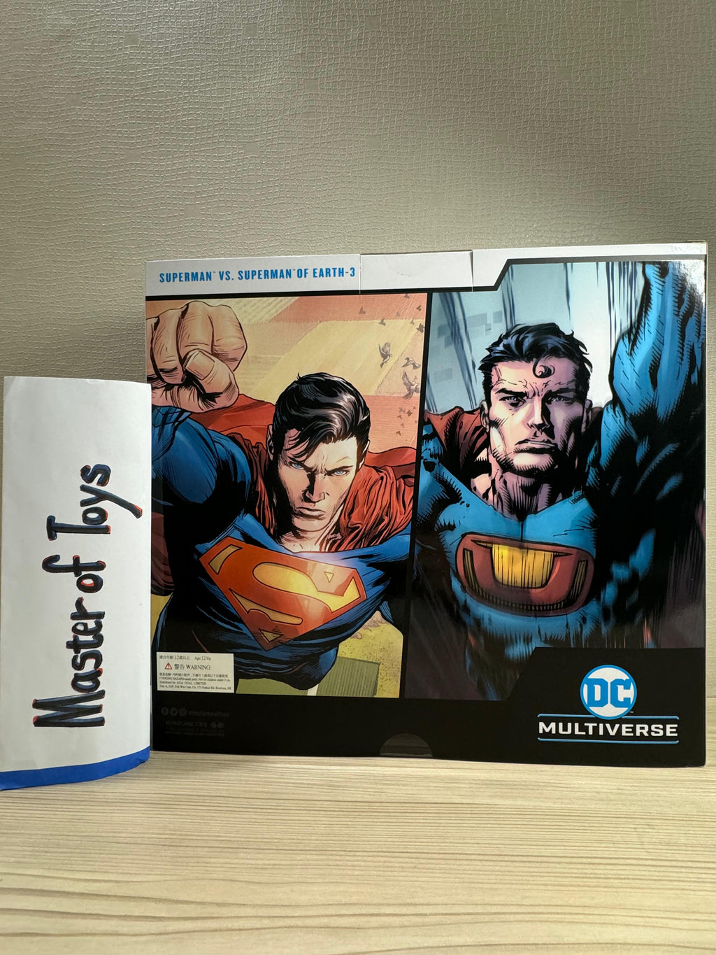 McFarlane DC Multiverse Superman VS Superman Of The Earth-3 - Ready Stock
