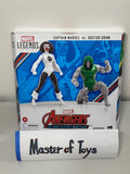 Hasbro Marvel Legends Avengers Beyond Earth's Mightiest Captain Marvel vs Doctor Doom - Ready Stock