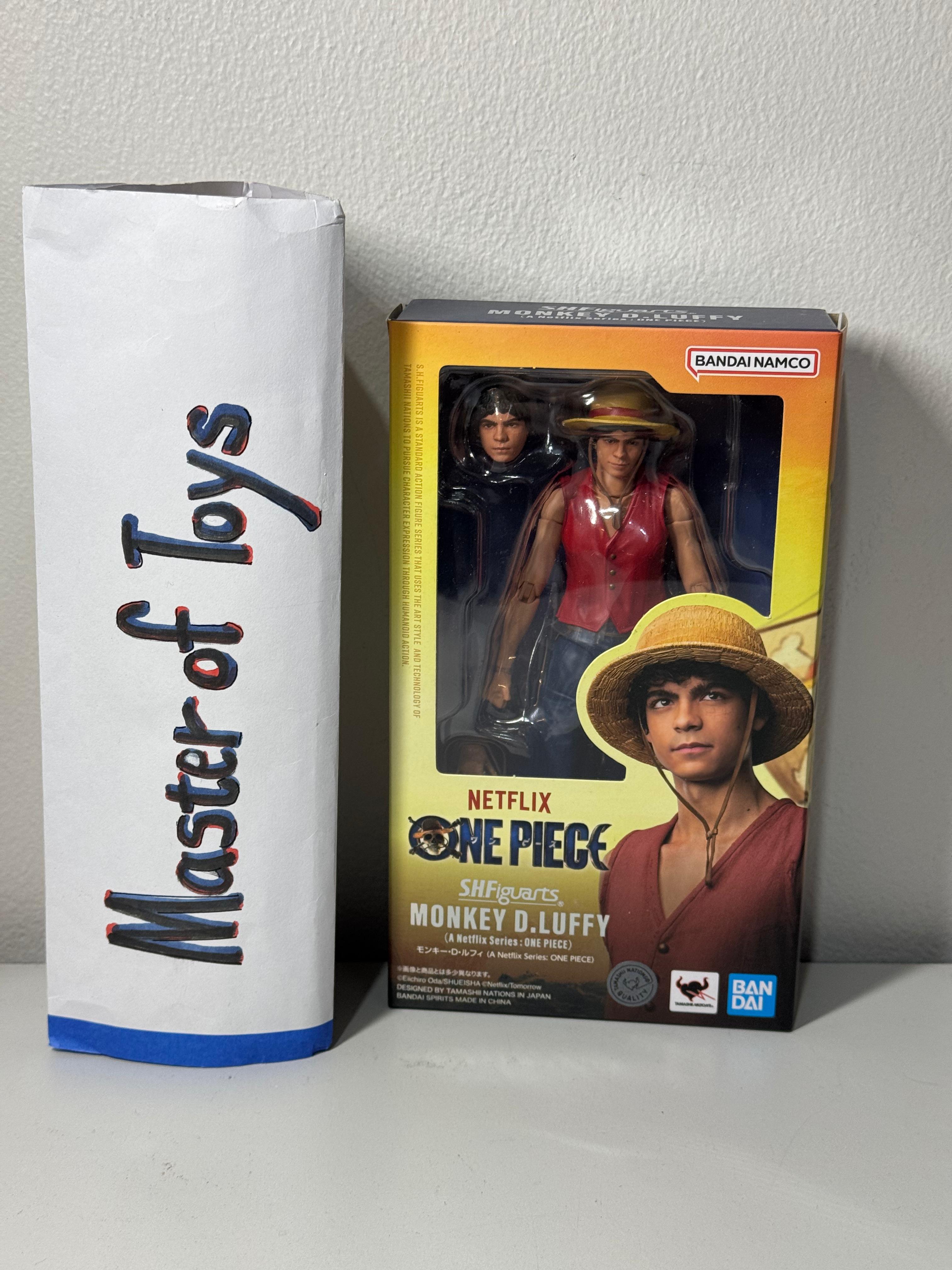 Bandai SHF One Piece Monkey D Luffy Netflix Version BIB - Ready Stock