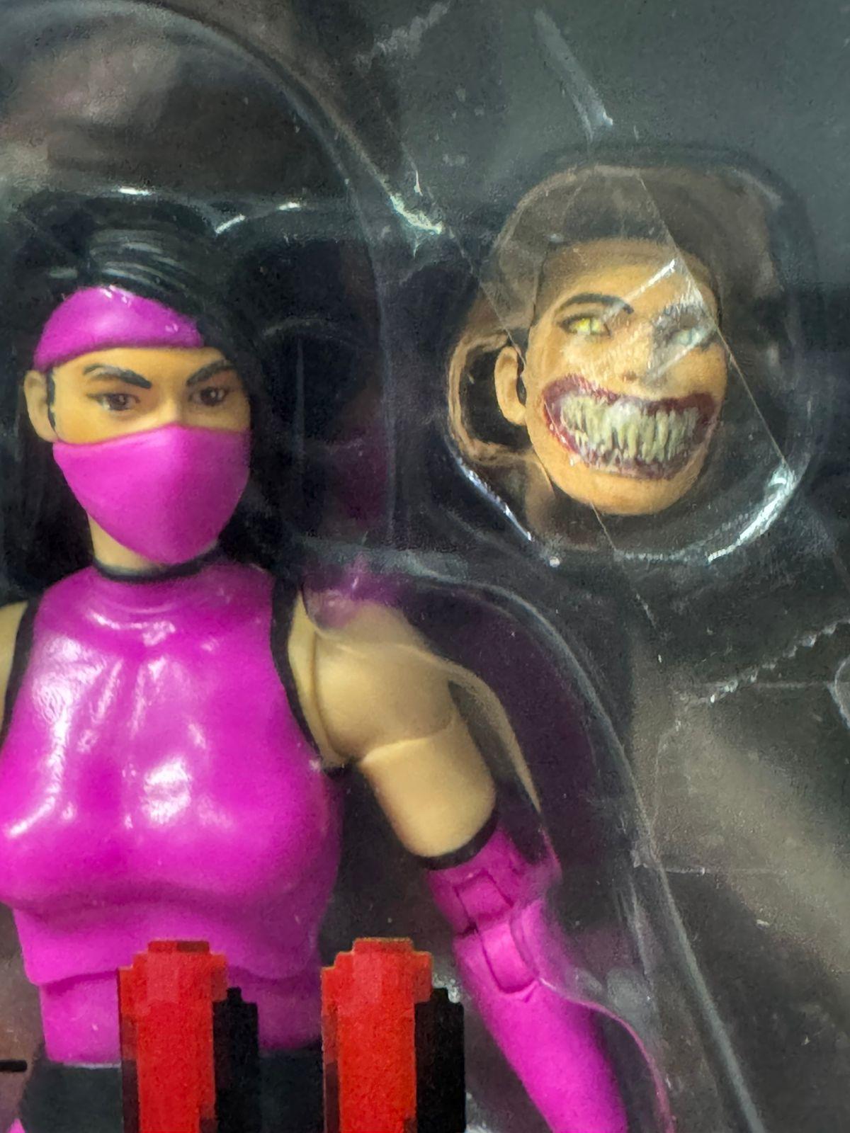 McFarlane Mortal Kombat Klassic Fight Sub Zero vs Mileena Battle 1 Game Verse - Ready Stock