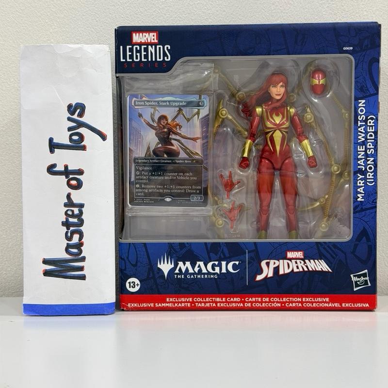 Hasbro Marvel Legends Spiderman Magic The Gathering Mary Jane Watson (Iron Spider) Stark Upgrade - Ready Stock