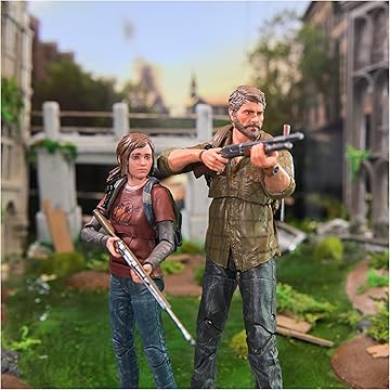 PlayStation Spin Master Toys The Last of Us Joel and Ellie 6”Action Figure 2 Pack PS5 Collector Garage Kit - Ready Stock