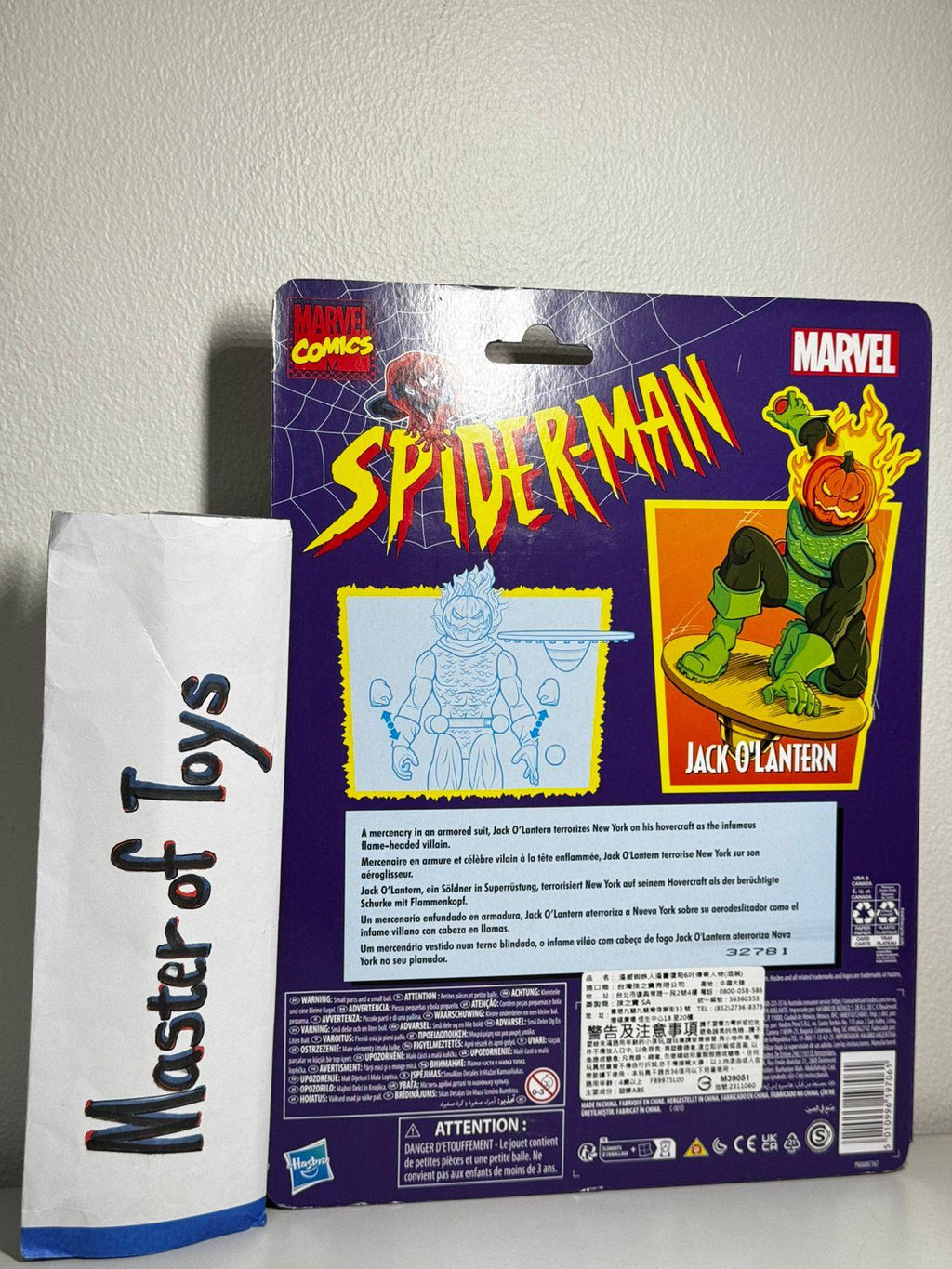 Hasbro Marvel Comics Spiderman Jack O'Lantern BIB - Ready Stock