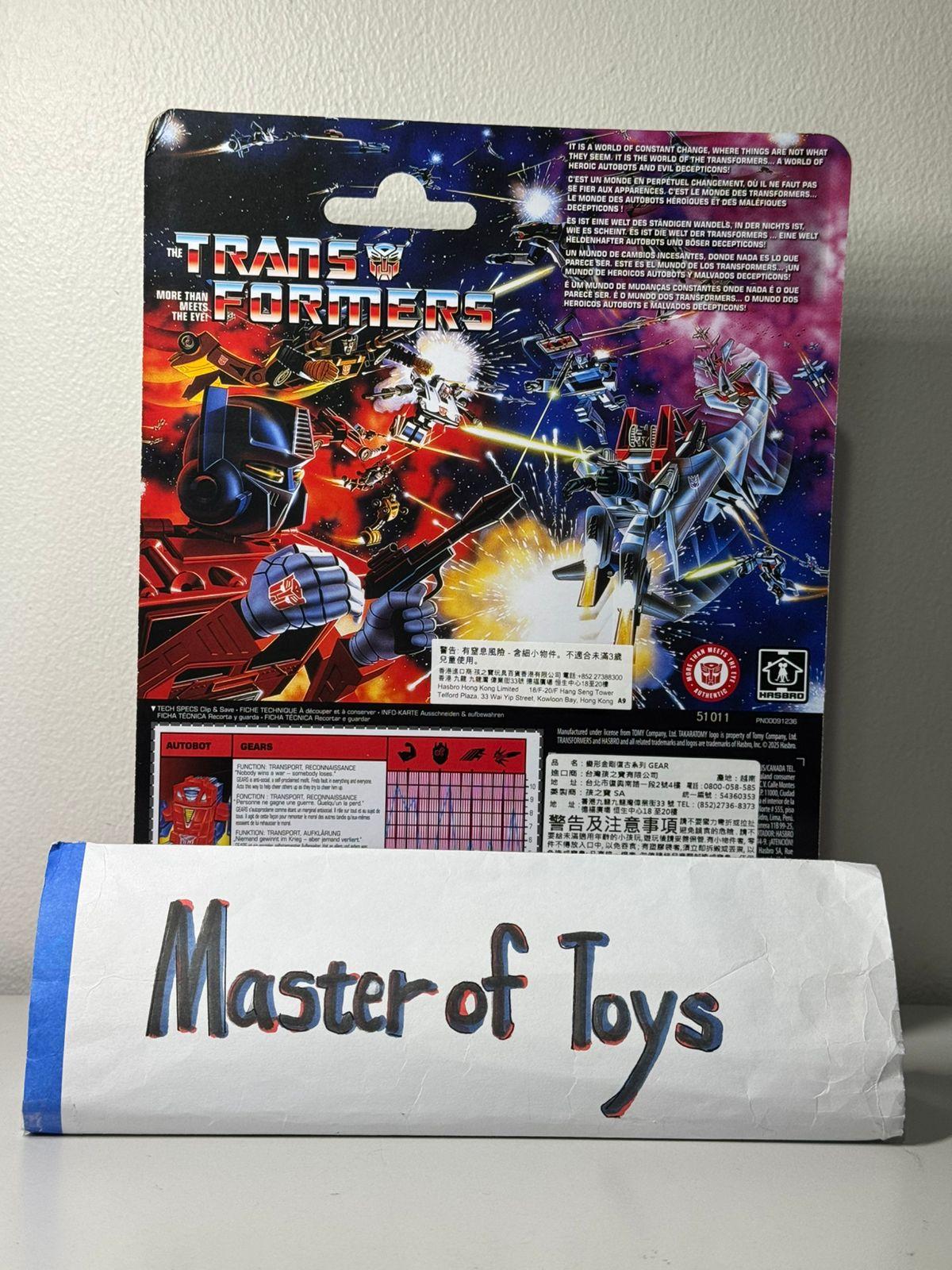 Hasbro Transformers Heroic Autobot Gears - Ready Stock