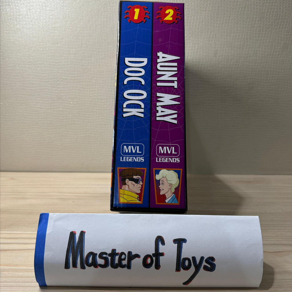 Hasbro Marvel Comics Spiderman Doc Ock & Aunty May VHS - Ready Stock