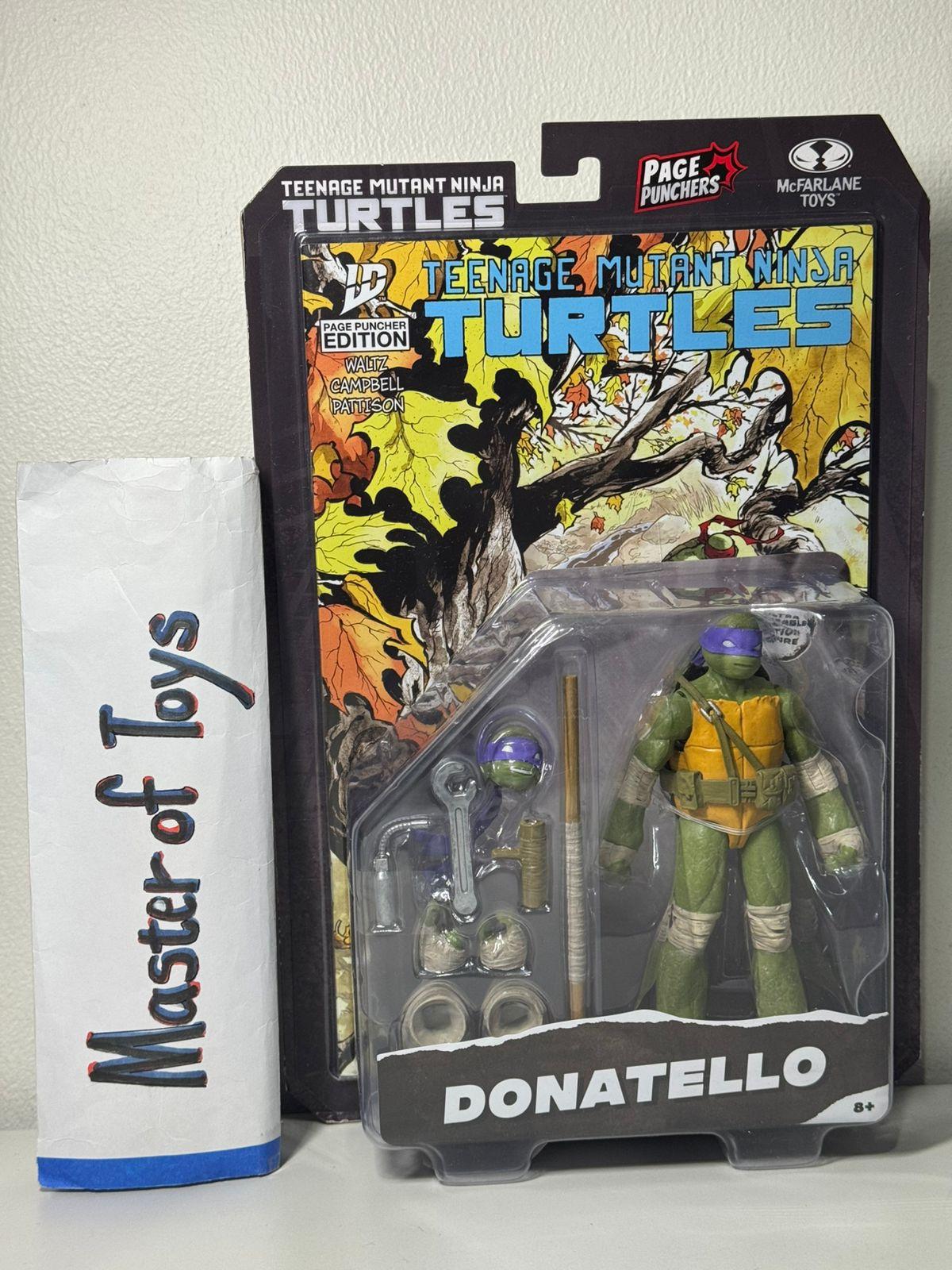 McFarlane Page Punchers Micro Series Teenage Mutant Ninja Turtles Donatello - Ready Stock